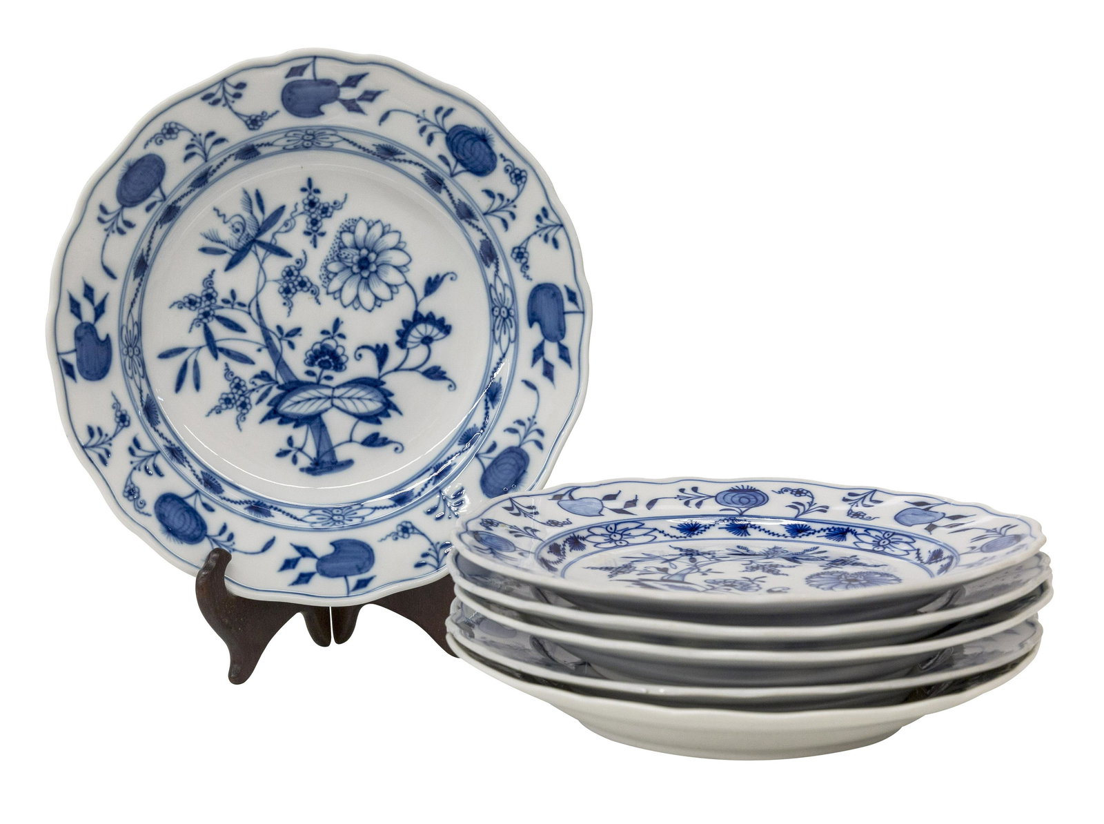Crossed Sword Meissen "Blue Onion: Plates (1 of 5)