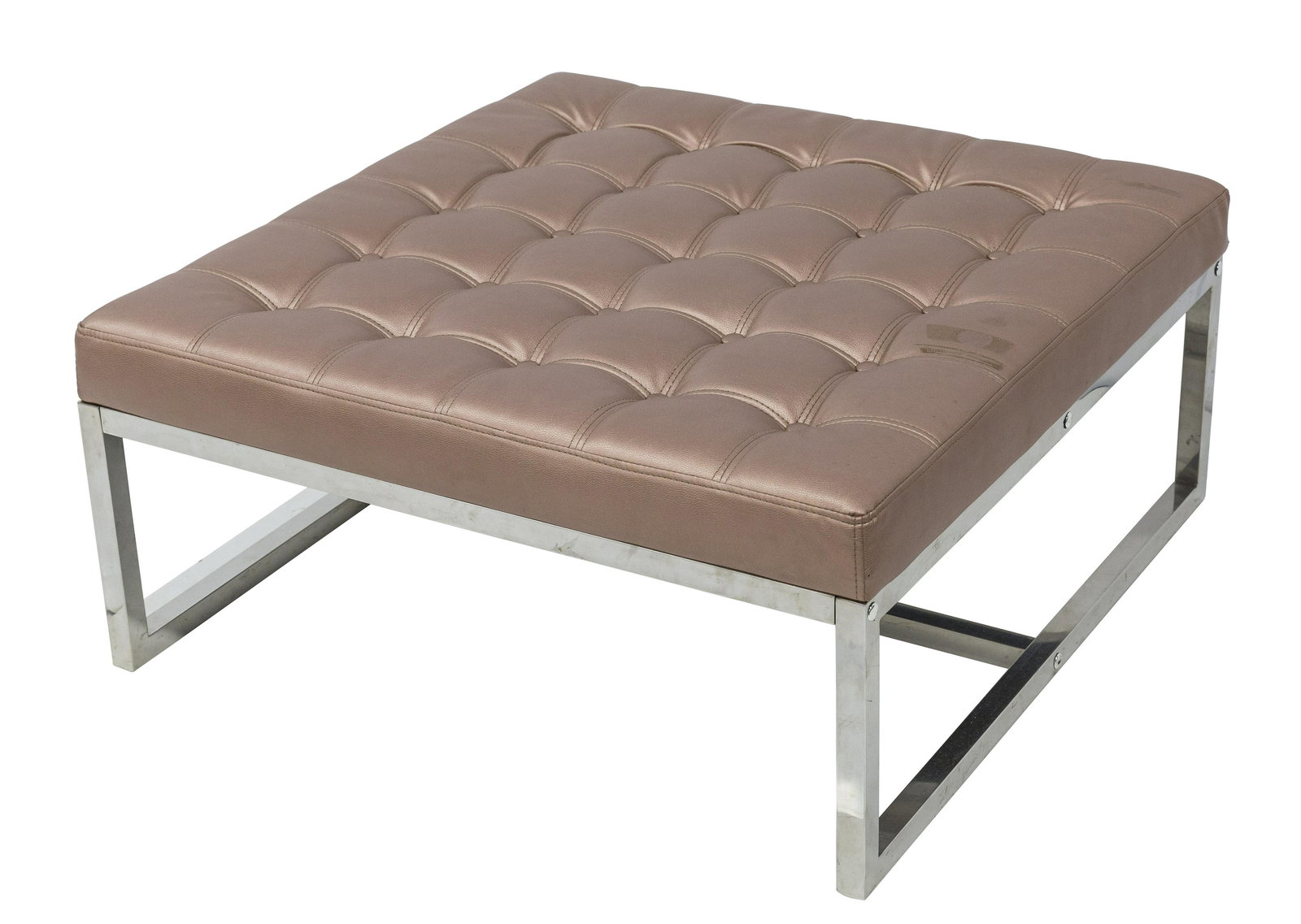 Post Modern Tufted Square Bench (1 of 7)