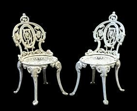 Cast Aluminum Bistro Chairs (1 of 6)