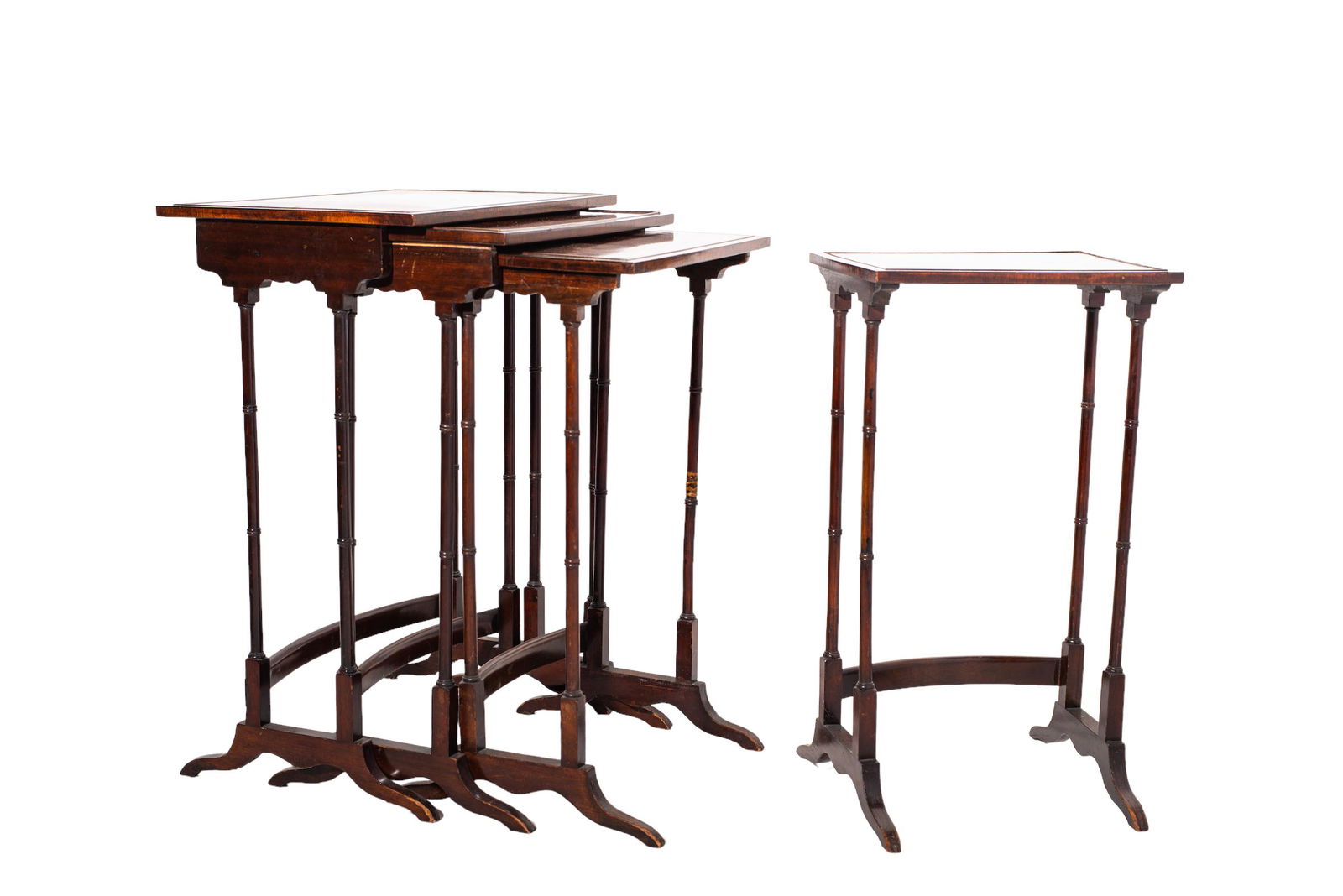 Mahogany Nesting Tables (1 of 6)
