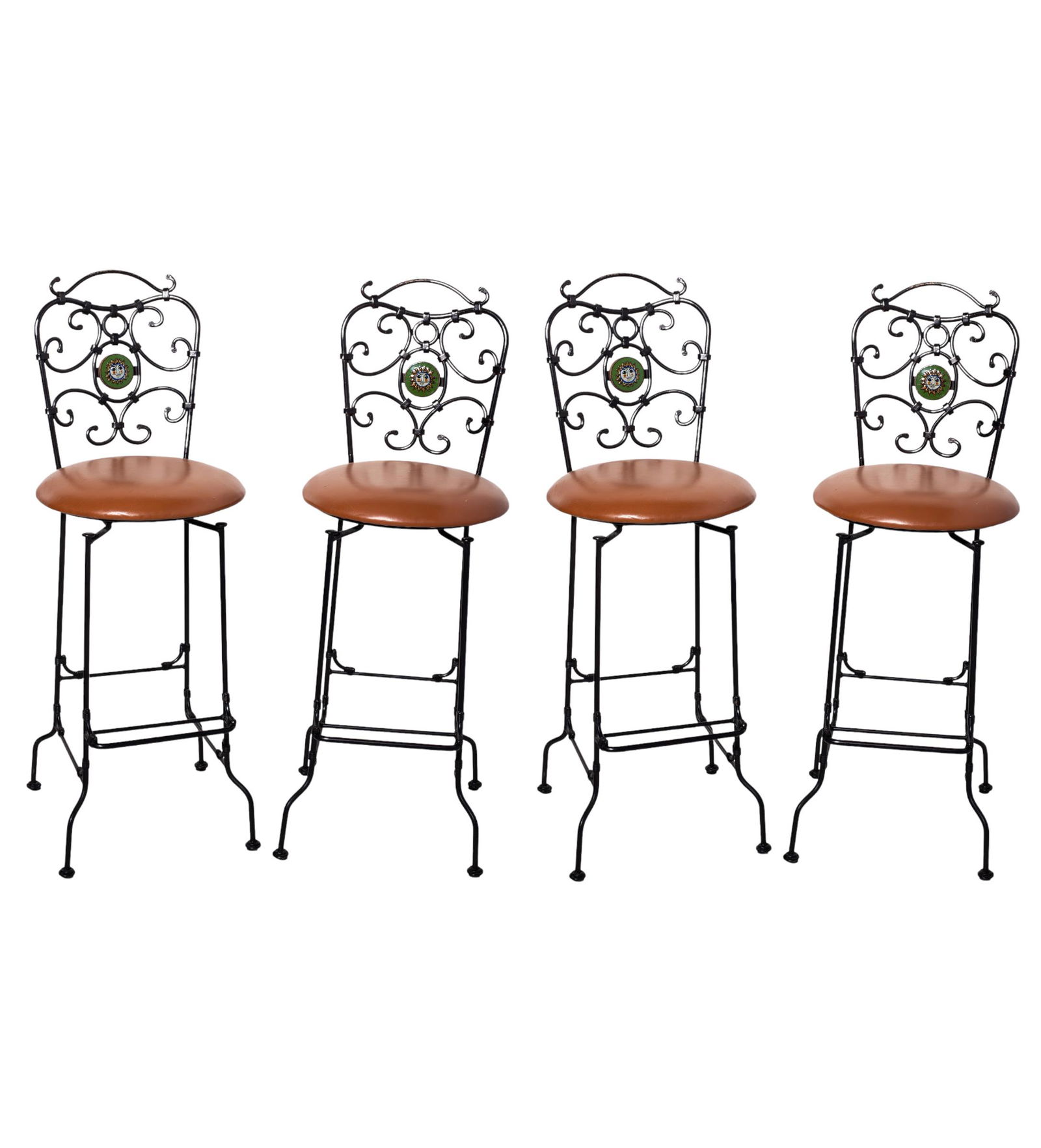 Italian Swivel Bar Stools (1 of 5)
