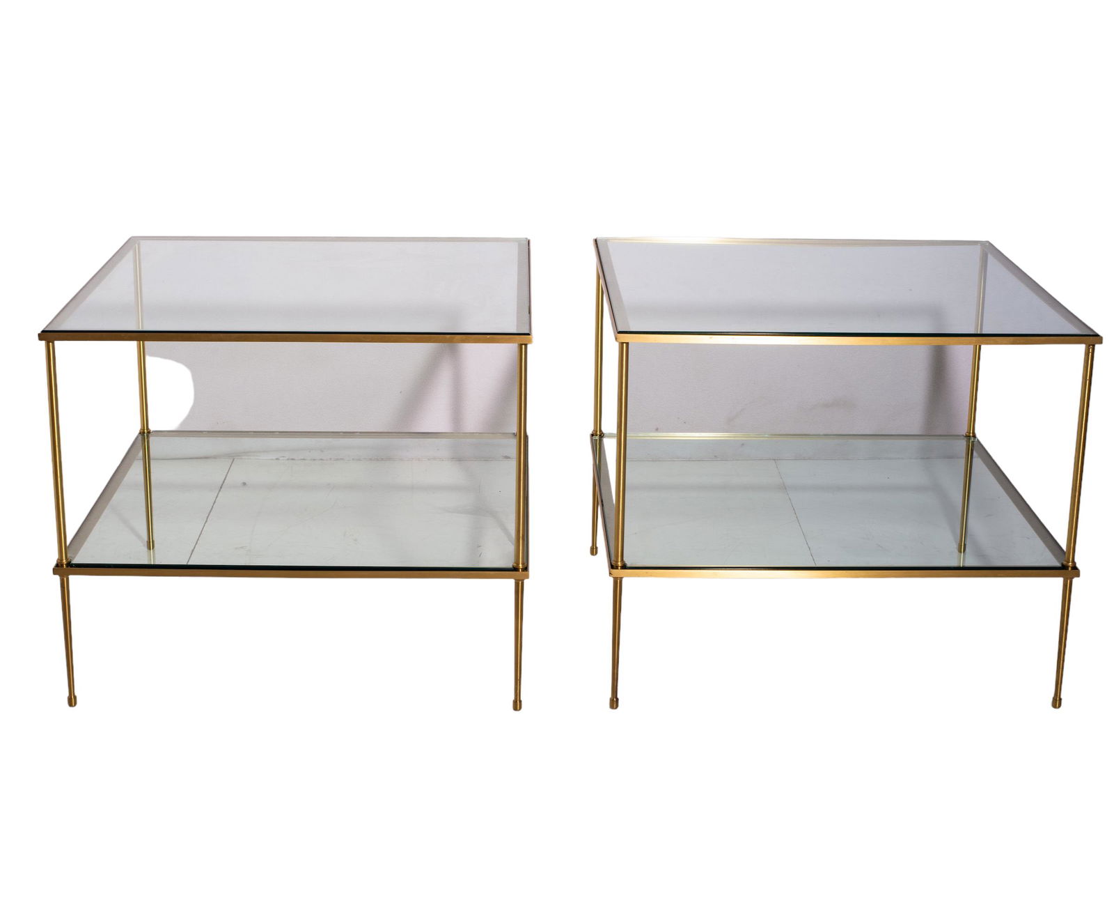 French Brass and Glass Occasional Tables (1 of 5)