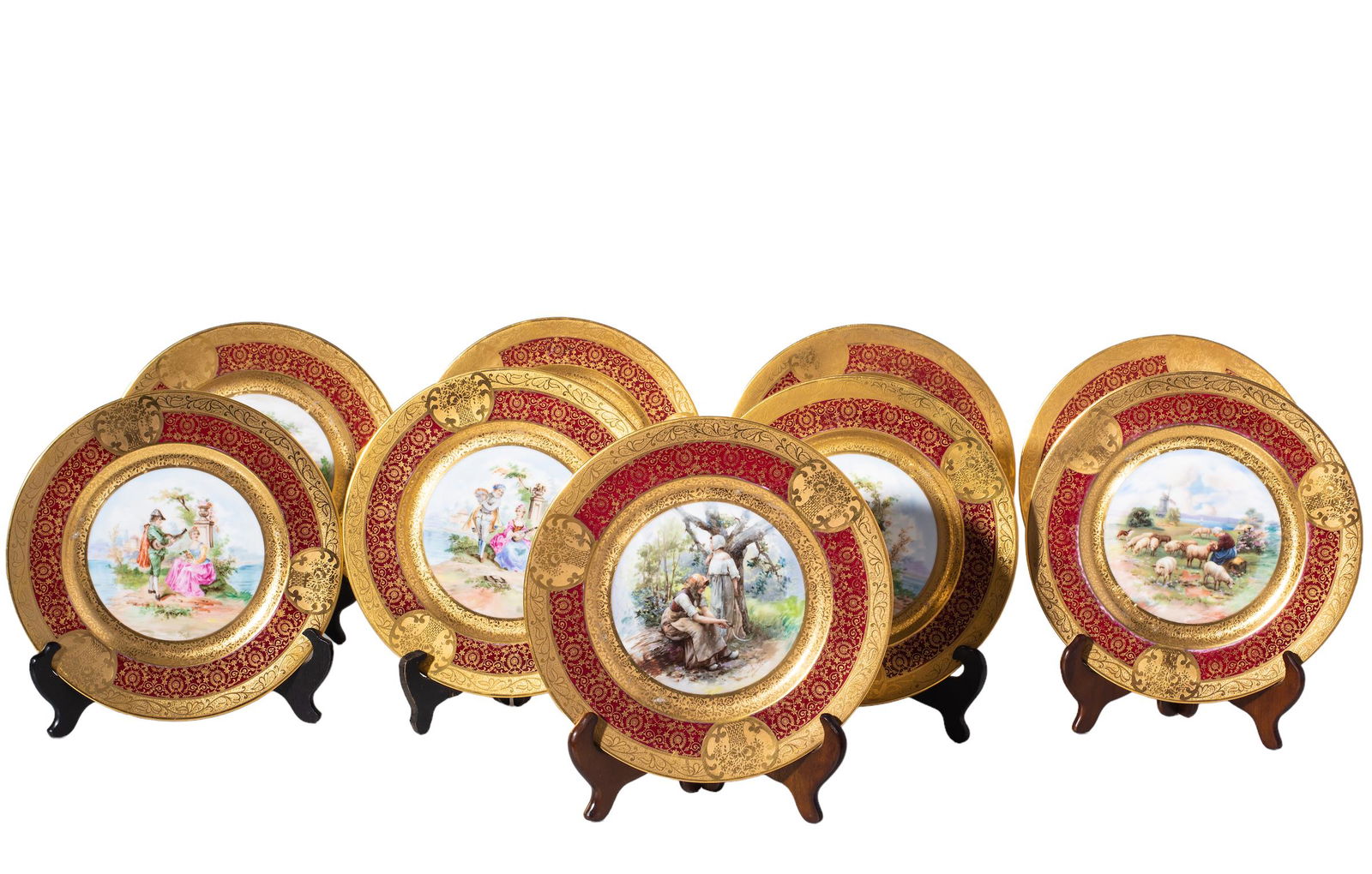 Royal Vienna Porcelain Figural Plates (1 of 11)