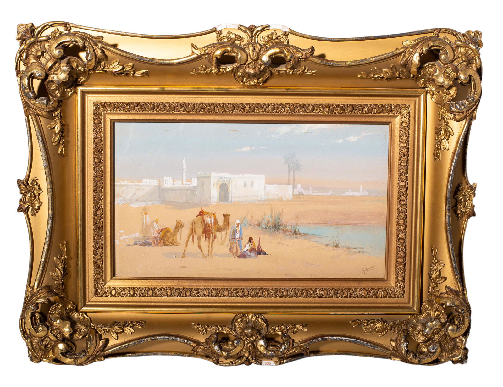 Victor Casenelli (1868-1961) Watercolor (Cincinnati) (1 of 5)