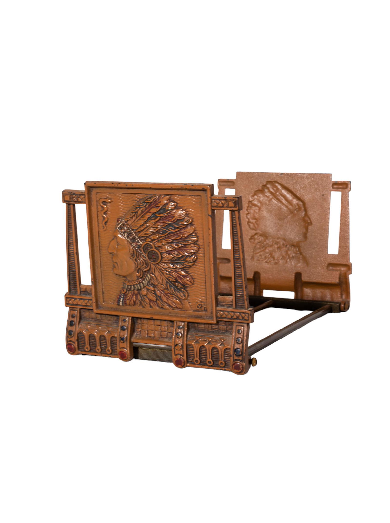 Judd #9819 Telescoping Book Rack Native American (1 of 5)