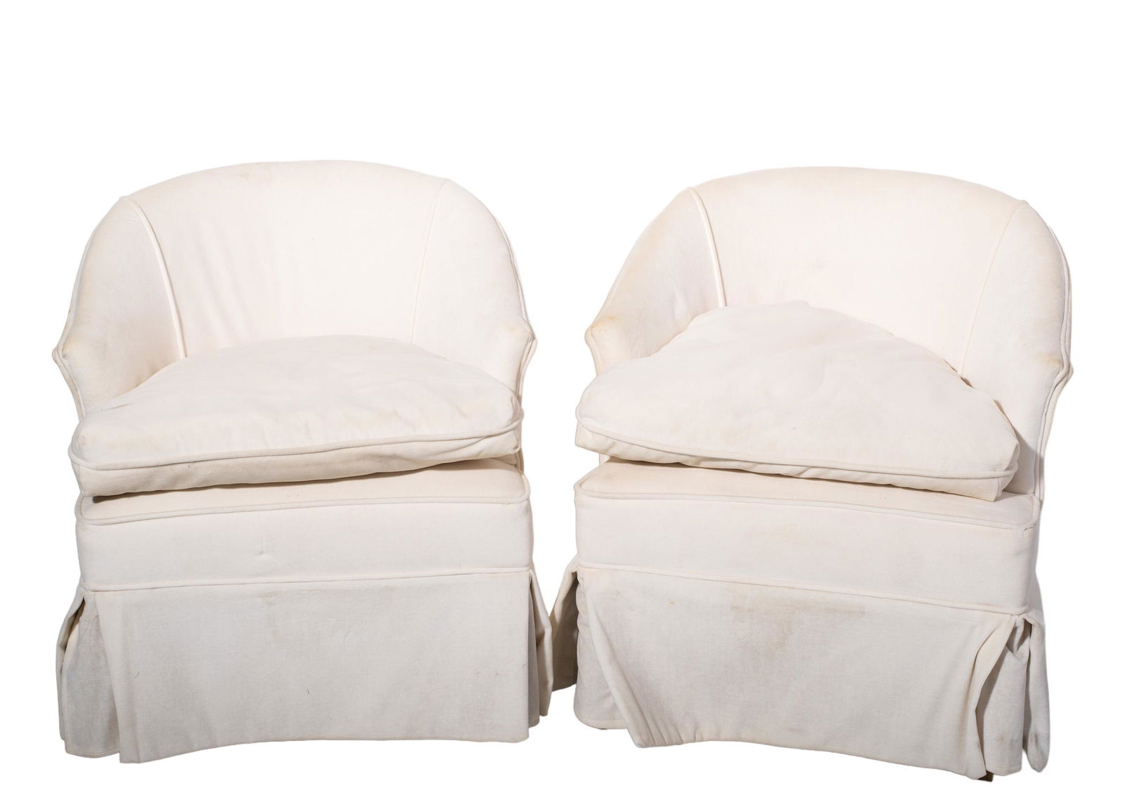 Baker Furniture Co. (Attr.) Tuxedo Lounge Chairs (1 of 12)