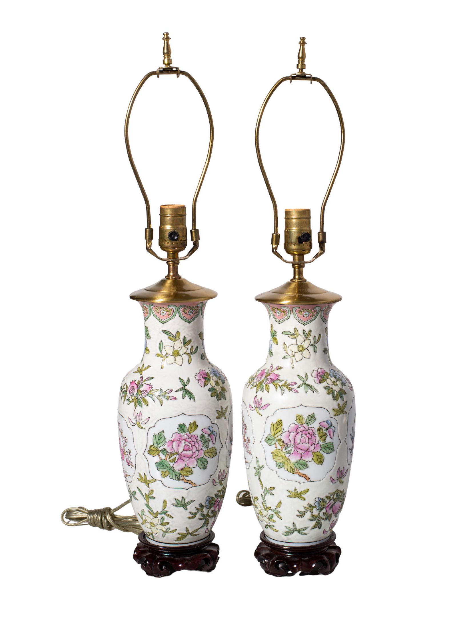 Chinese Glazed Stoneware Table Lamps (1 of 6)