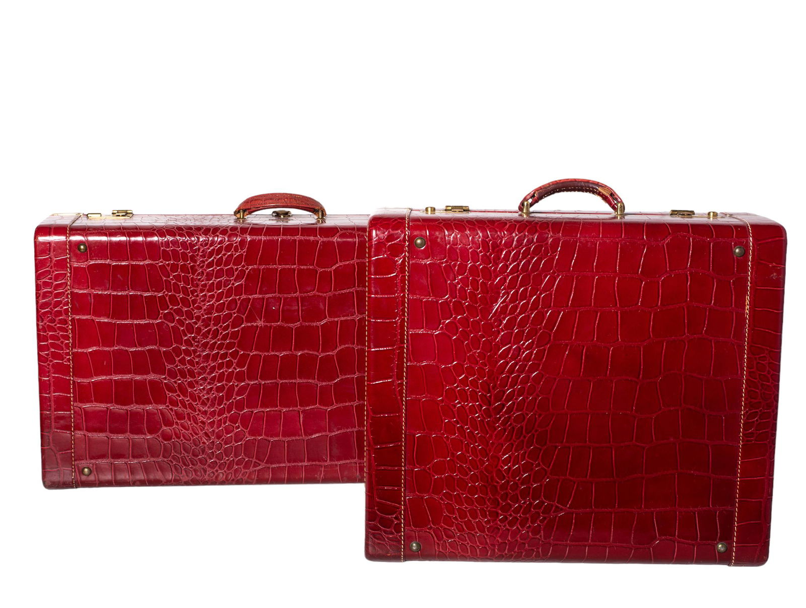 Vintage "Alligator" Suitcases (1 of 11)