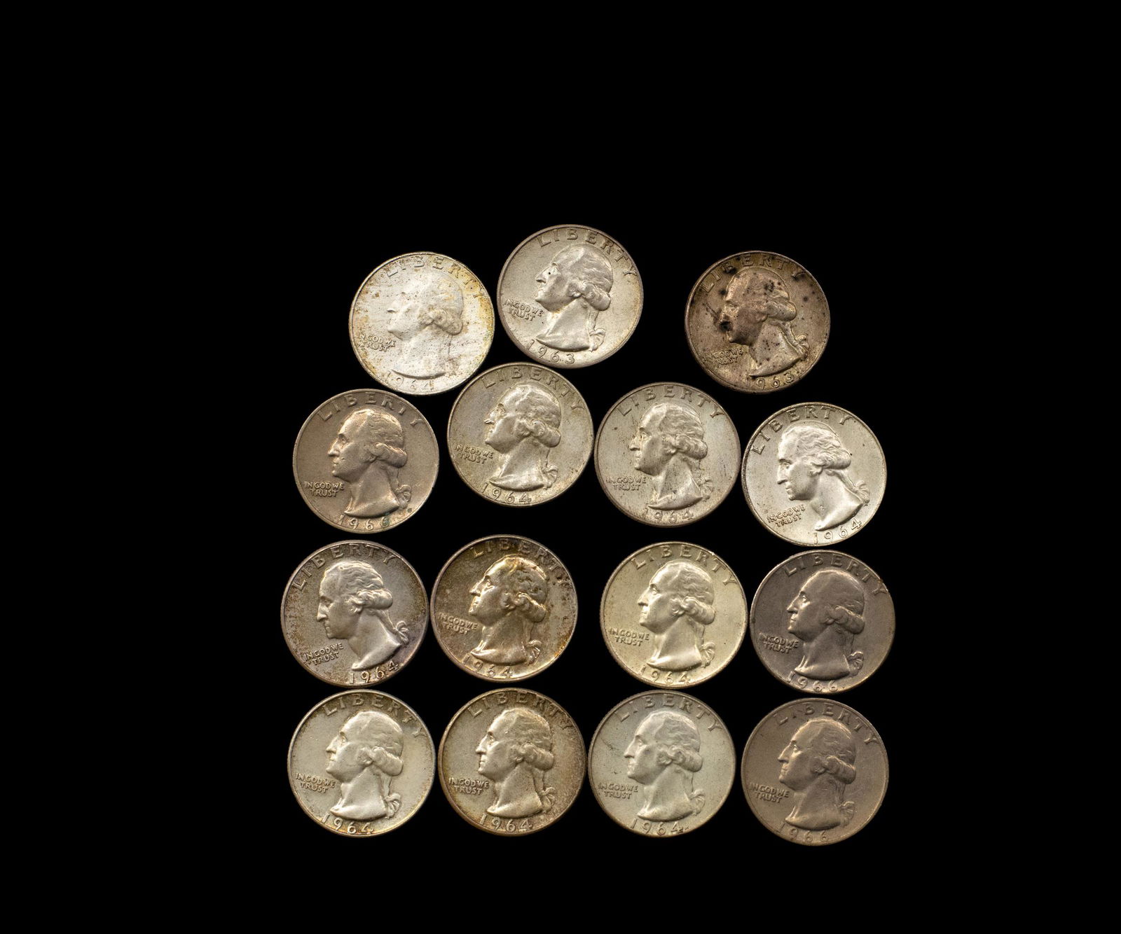 Silver Coinage Quarter Dollar Group (1 of 2)