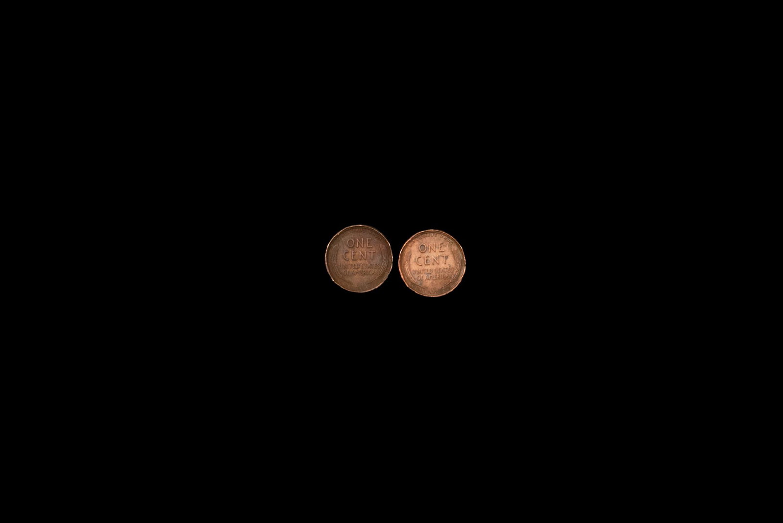 1909 S Lincoln Head Pennies: (2) Total pennies