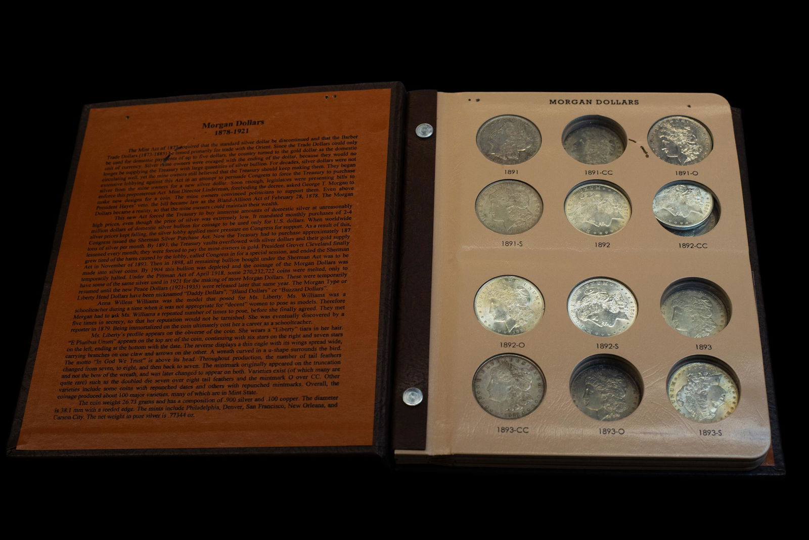 Morgan Dollars Book (1 of 10)