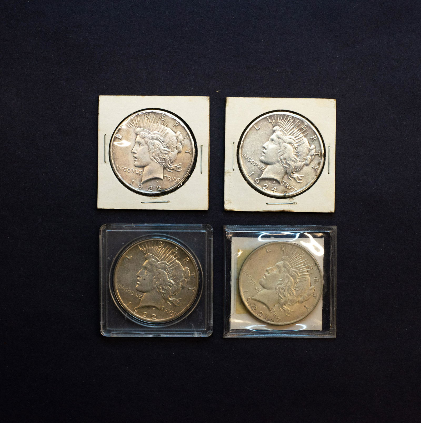 1922 and 1924 Peace Dollars (1 of 2)
