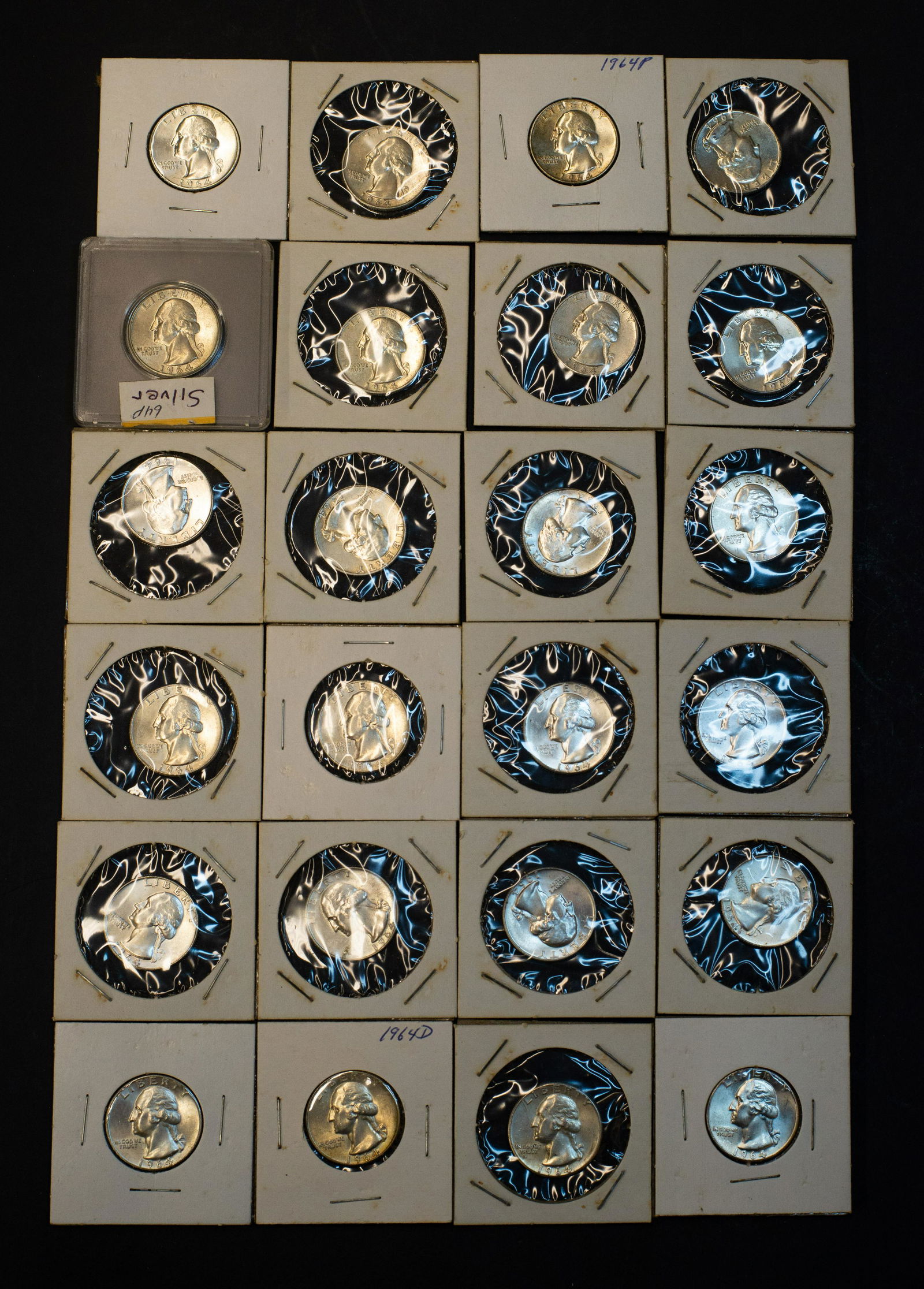 1964 Silver Quarter Group (1 of 4)