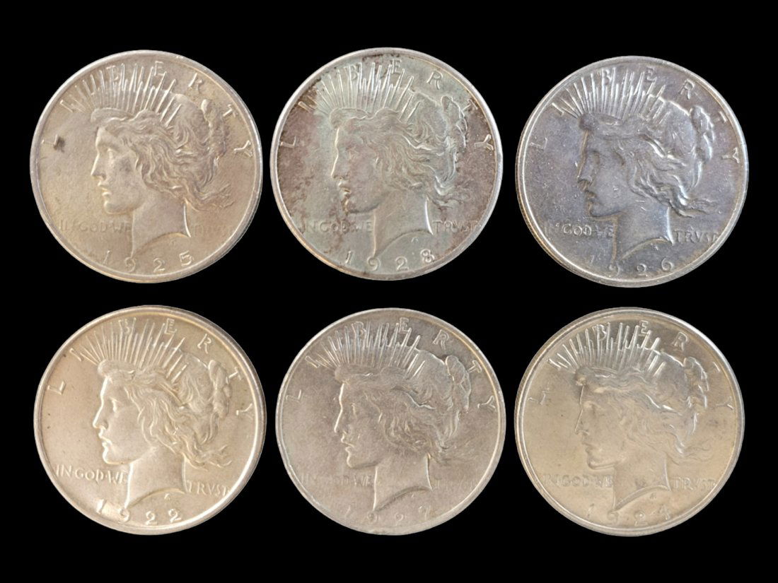 Peace Dollar Silver Coin Group (1 of 2)