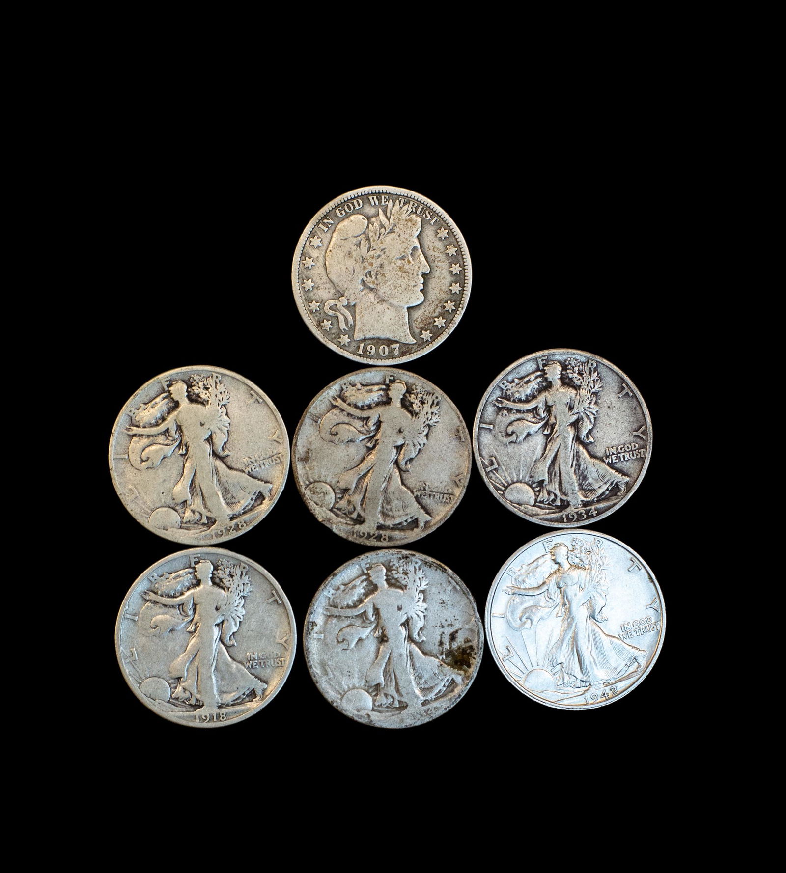 Walking Liberty Half Dollar Silver Coins Plus (1 of 2)