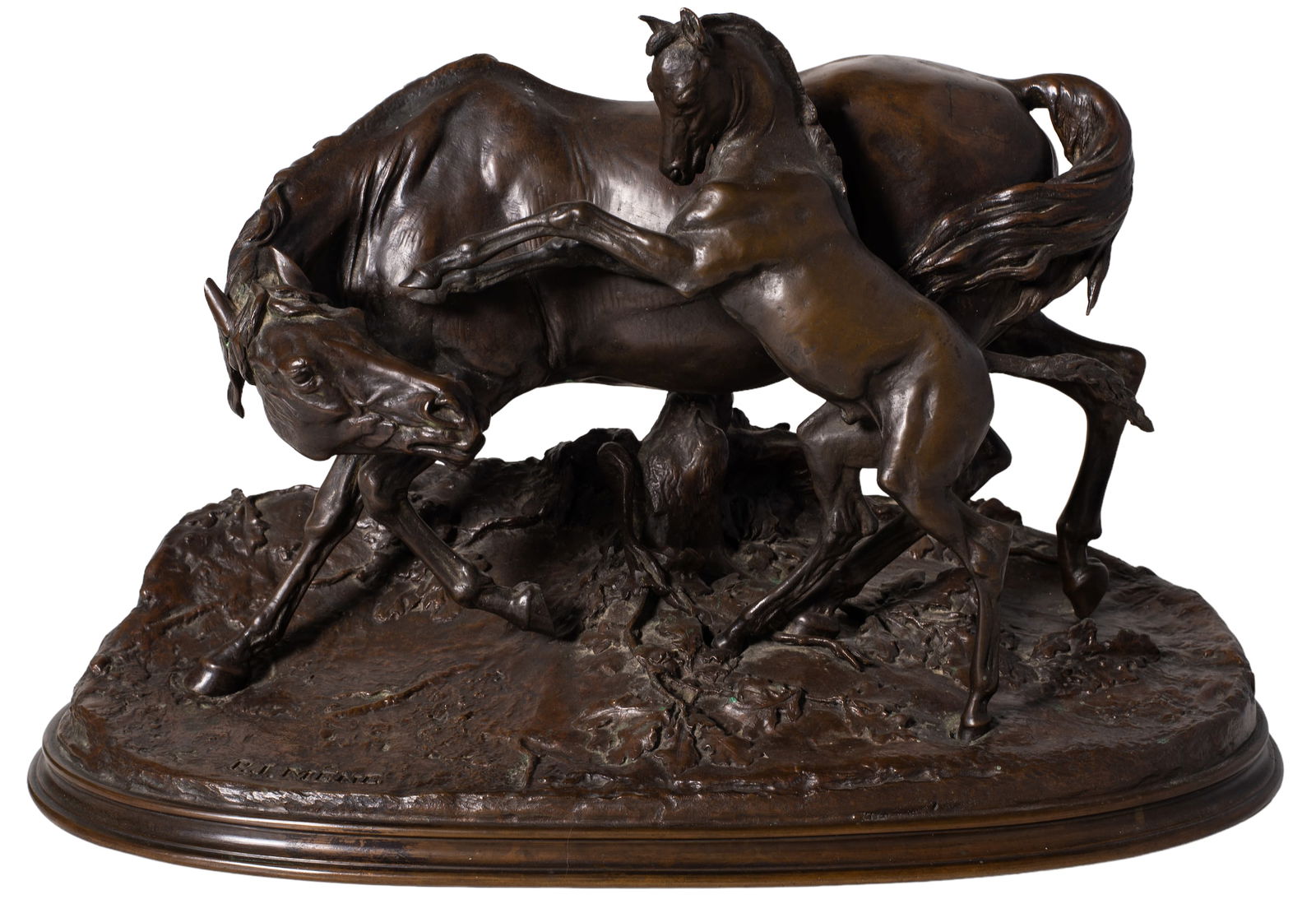 Pierre Jules (PJ) Mene (1810-1879) Bronze Horses (France) (1 of 7)