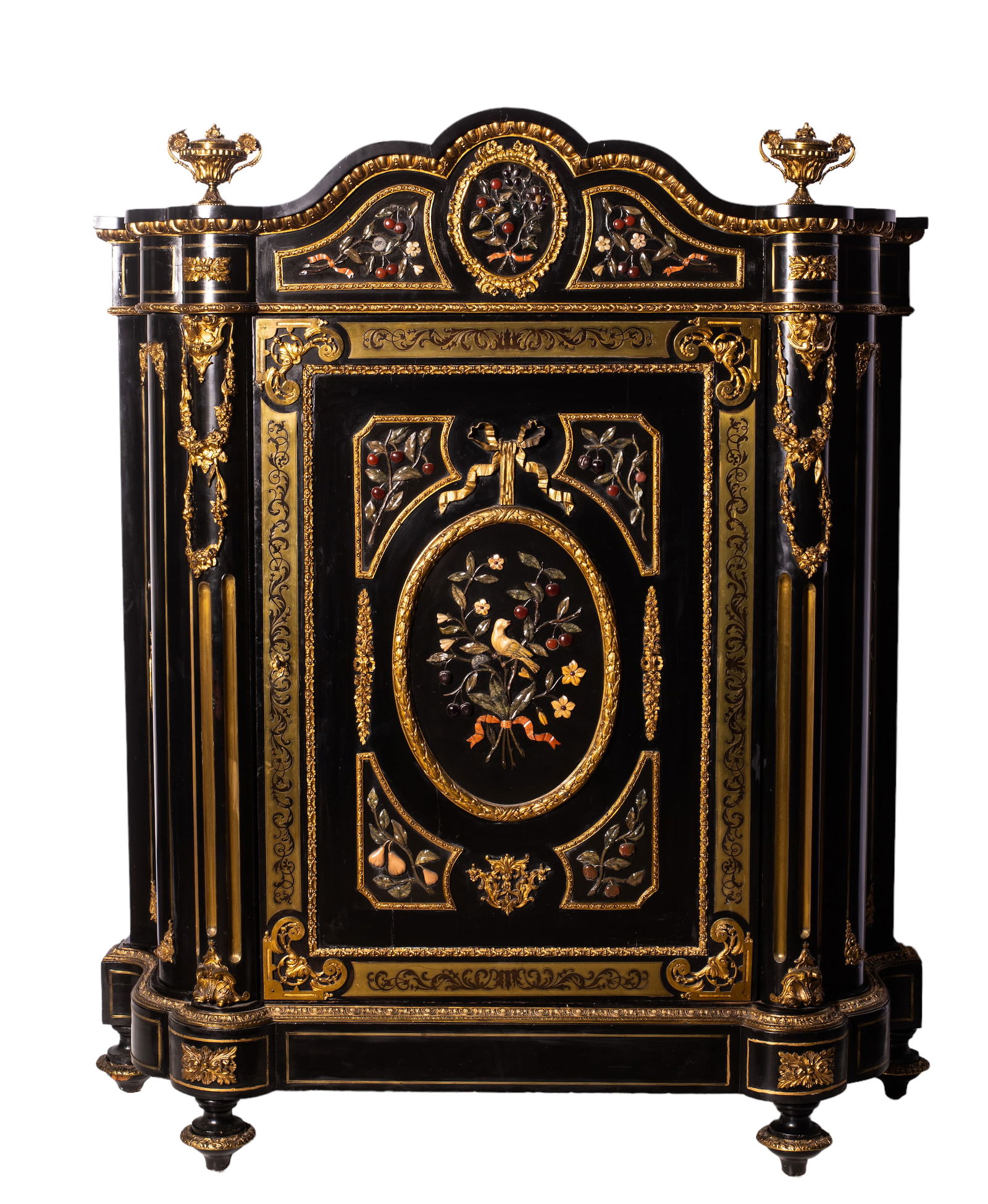 Napoleon III Style Bronze & Stone Mounted Cabinet (1 of 17)
