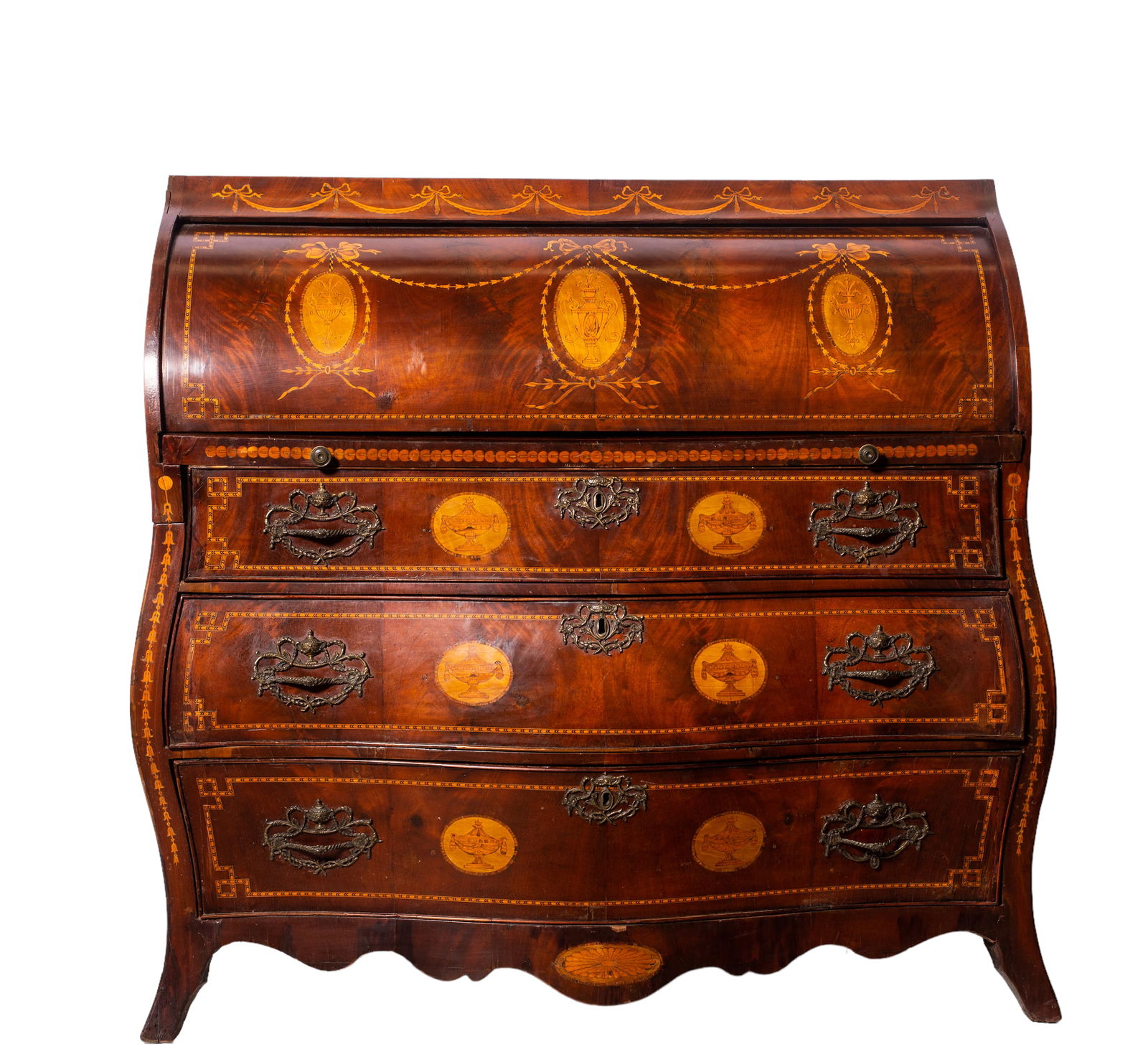 19th Century Inlaid Desk (1 of 20)