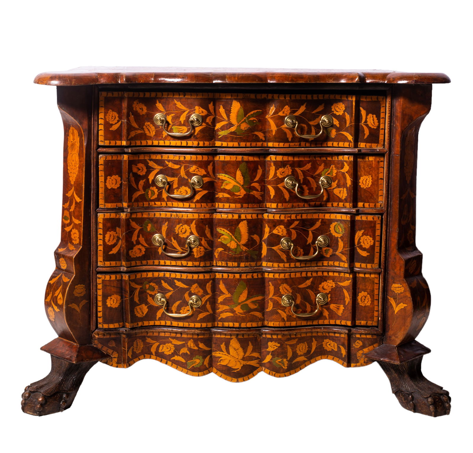 19th Century Dutch Marquetry Chest (1 of 11)
