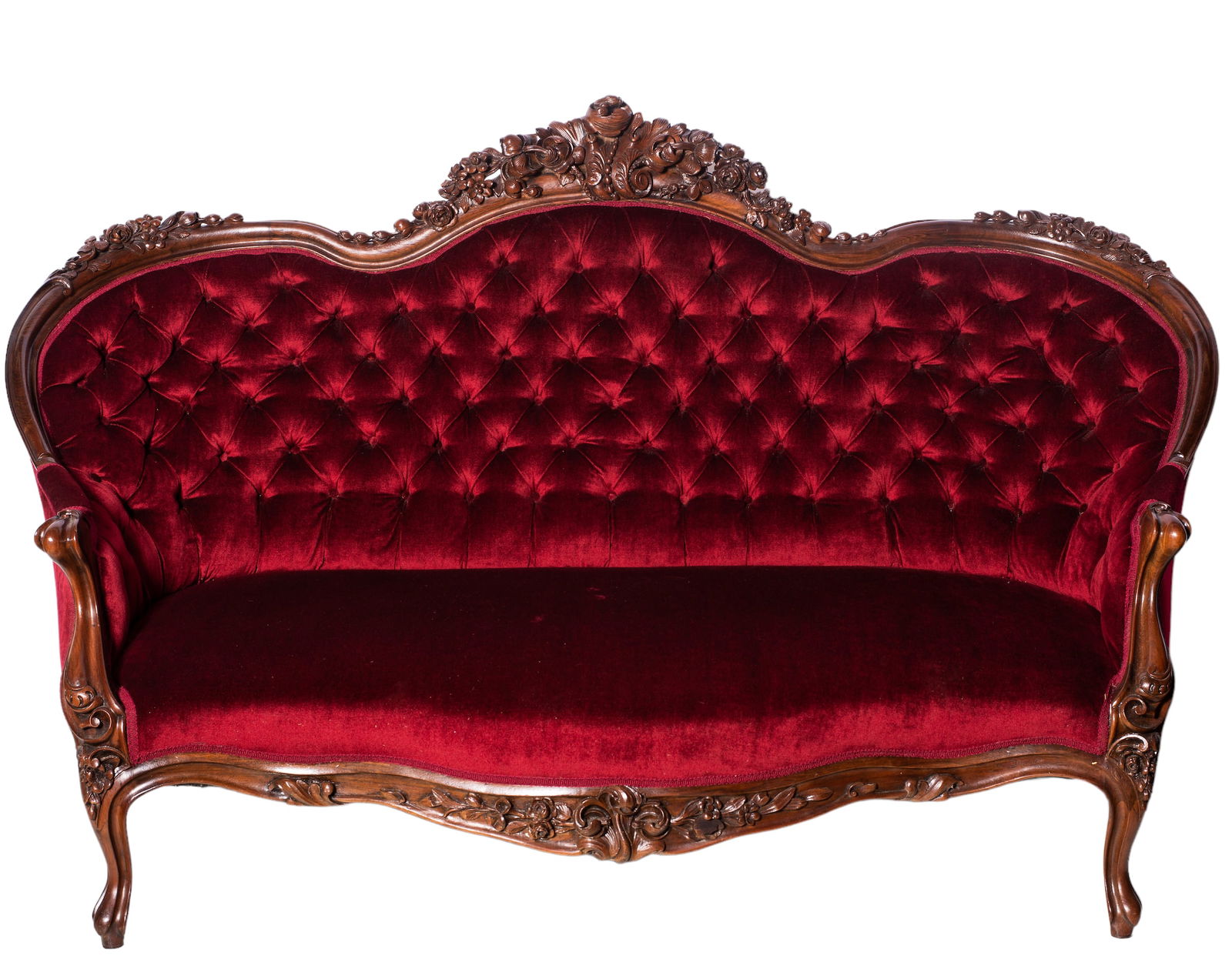 19th Century Victorian Sofa Attributed To John Henry Belter (1 of 8)