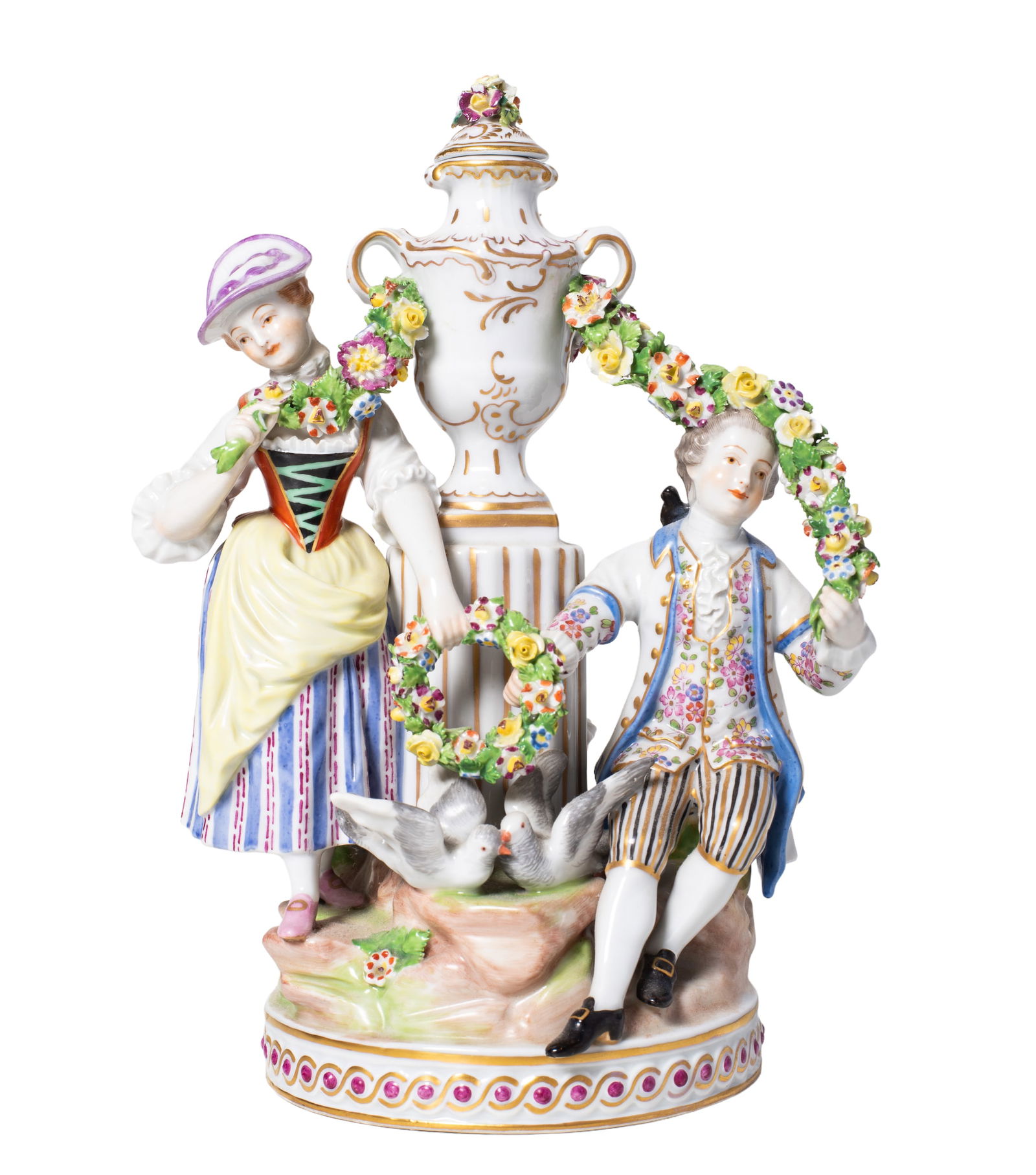 Vienna Beehive Porcelain Figural Group (1 of 5)