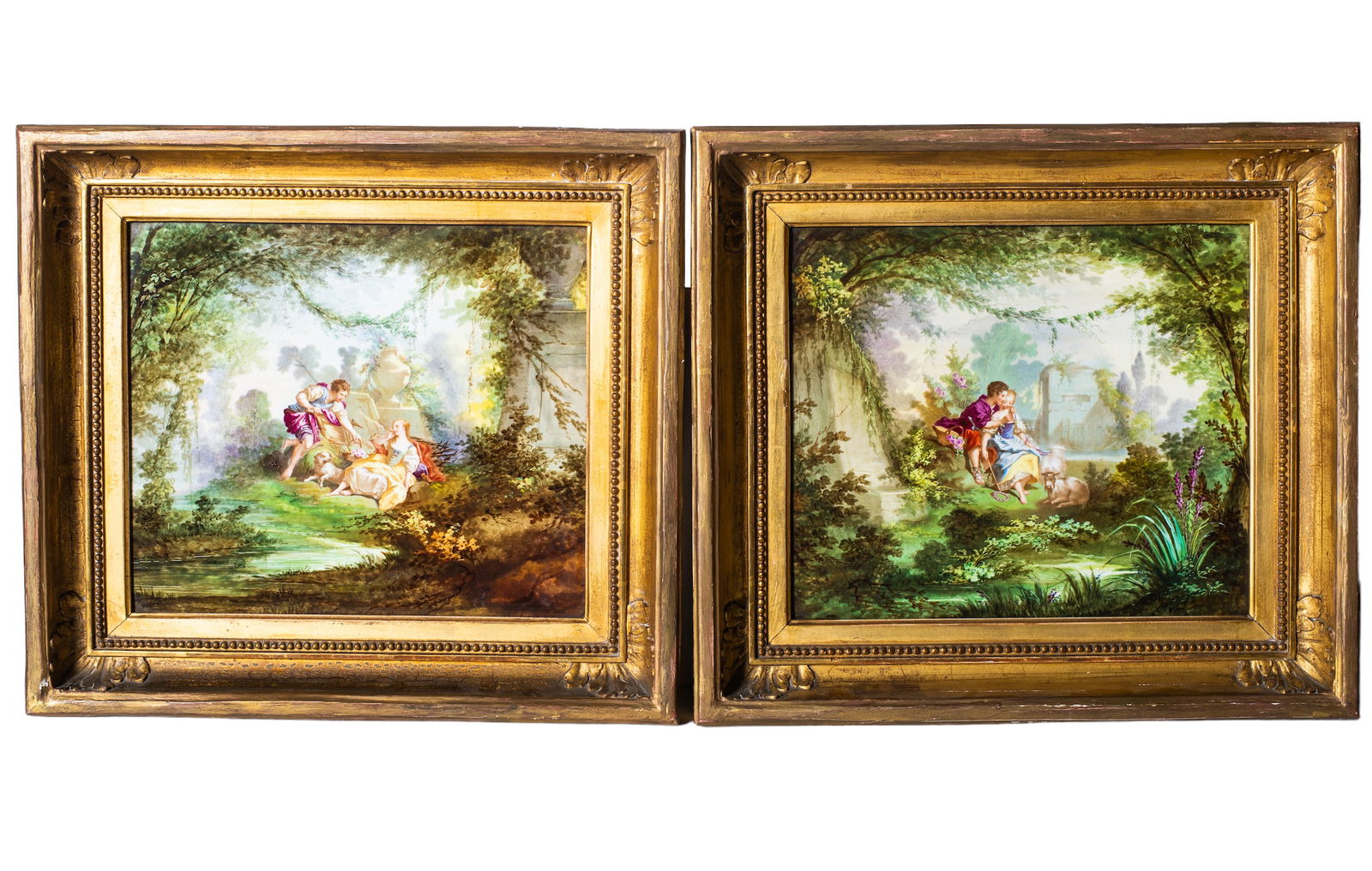 Fine French/German Porcelain Plaques (1 of 8)