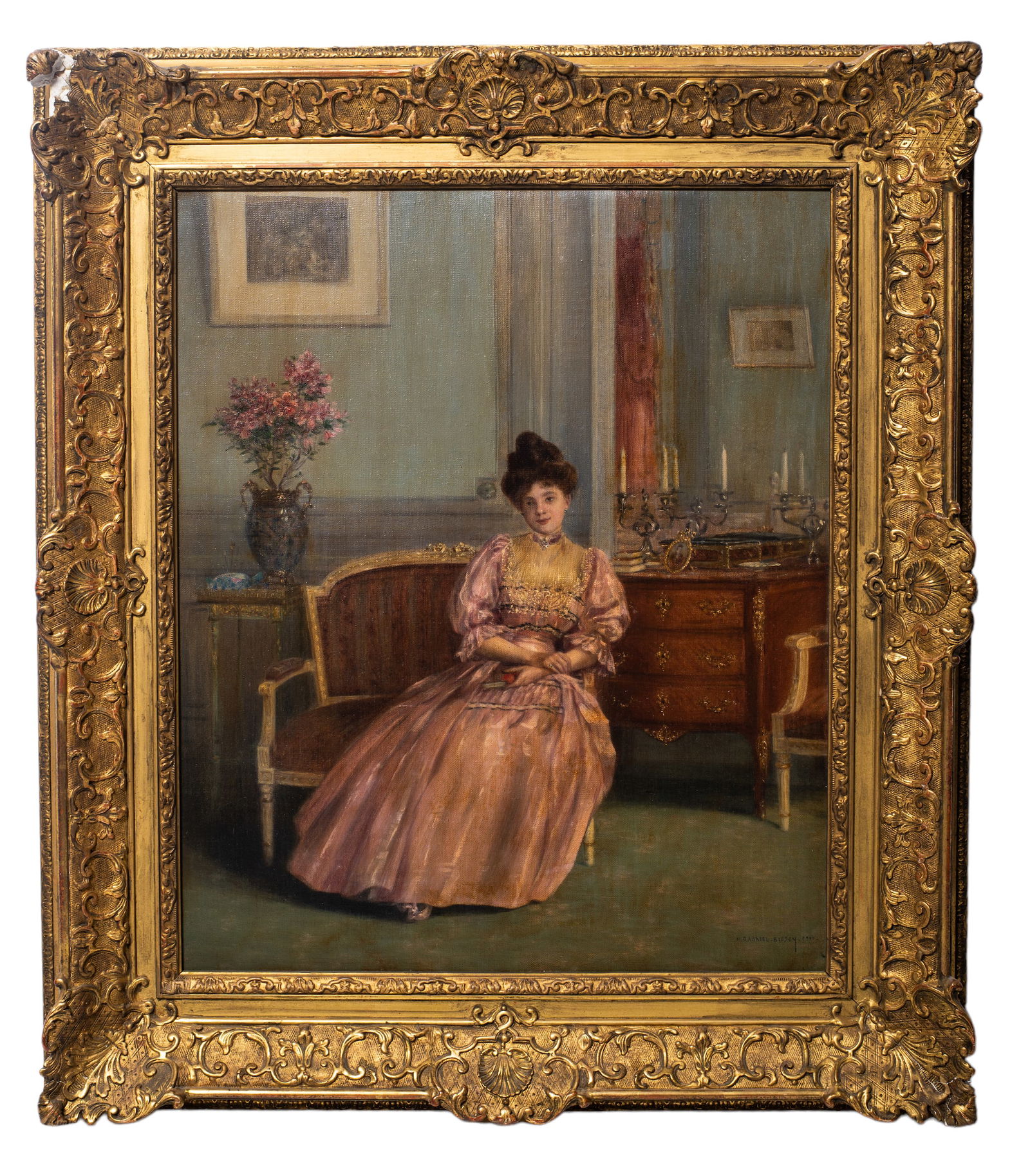 Gabriel Marie Biessy (1854-1935) Oil (France) (1 of 9)