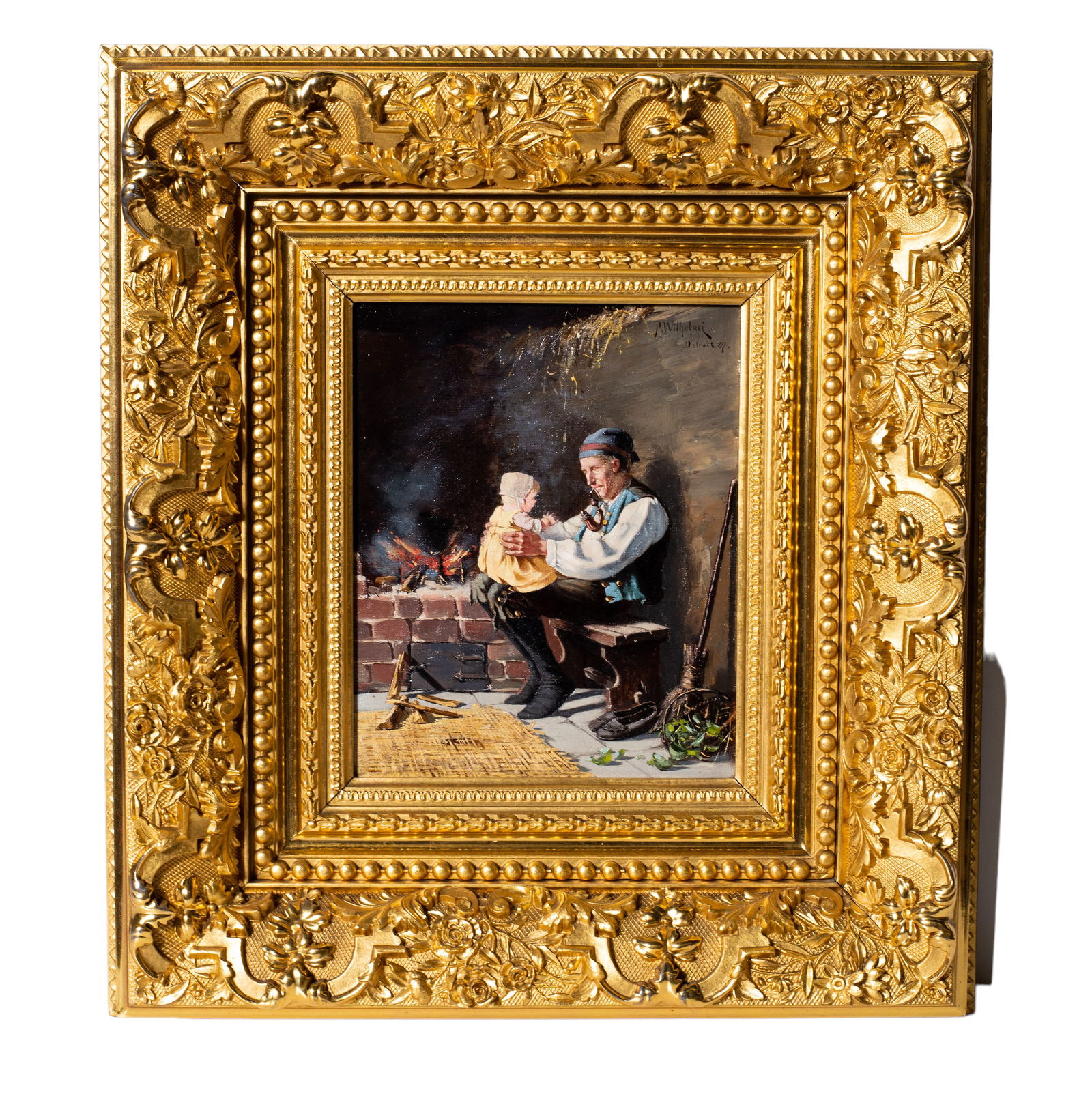 Paul Wilhelmi (1859-1943) Oil (WI, IL/Australia) (1 of 4)