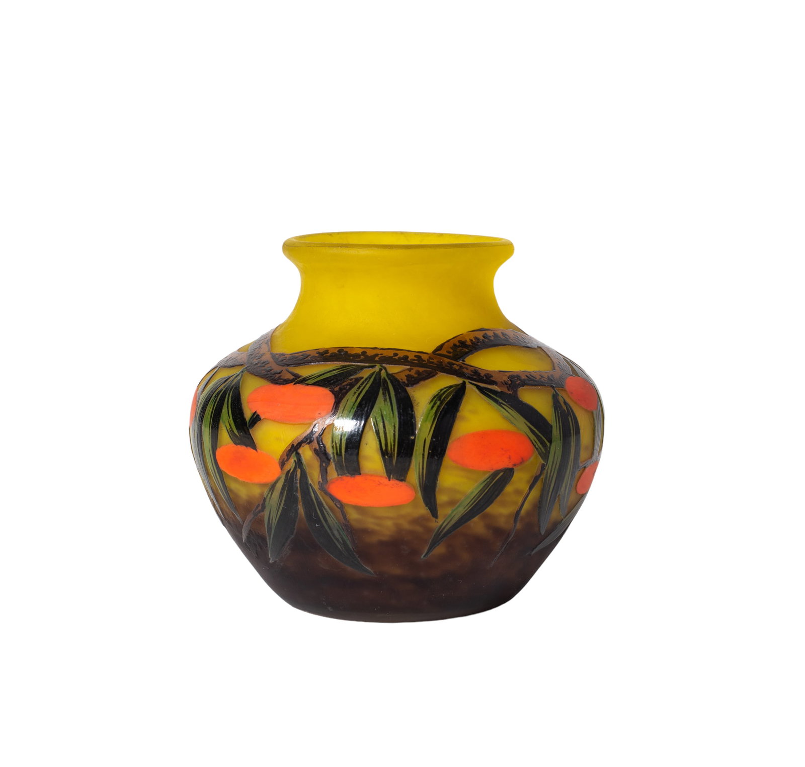 Schneider " Le Verre Francais" Cameo Art Deco Glass Vase (1 of 5)