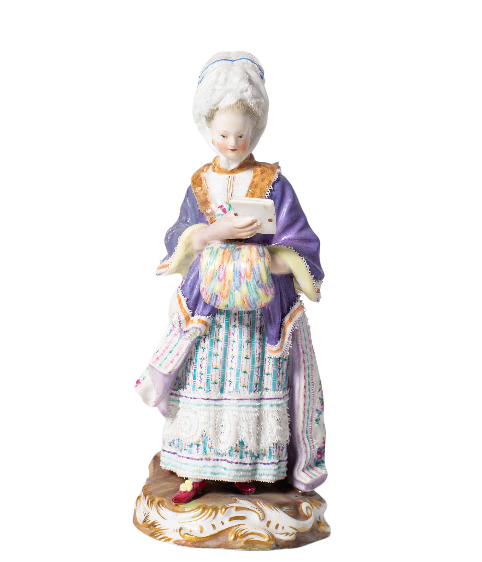 Antique Crossed Sword Meissen 1st Quality Figurine (1 of 6)