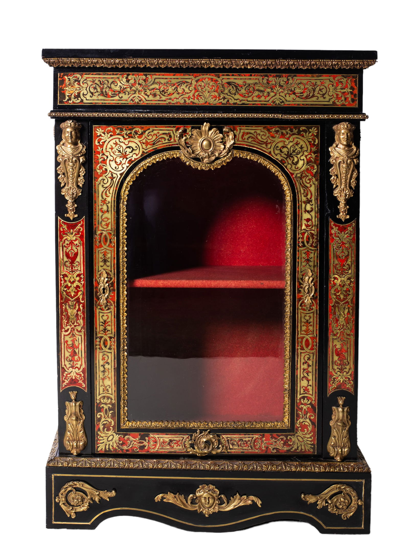 Napoleon III Style Boulle Marquetry Tortoise Shell Inlay Meuble d'Appui (1 of 8)