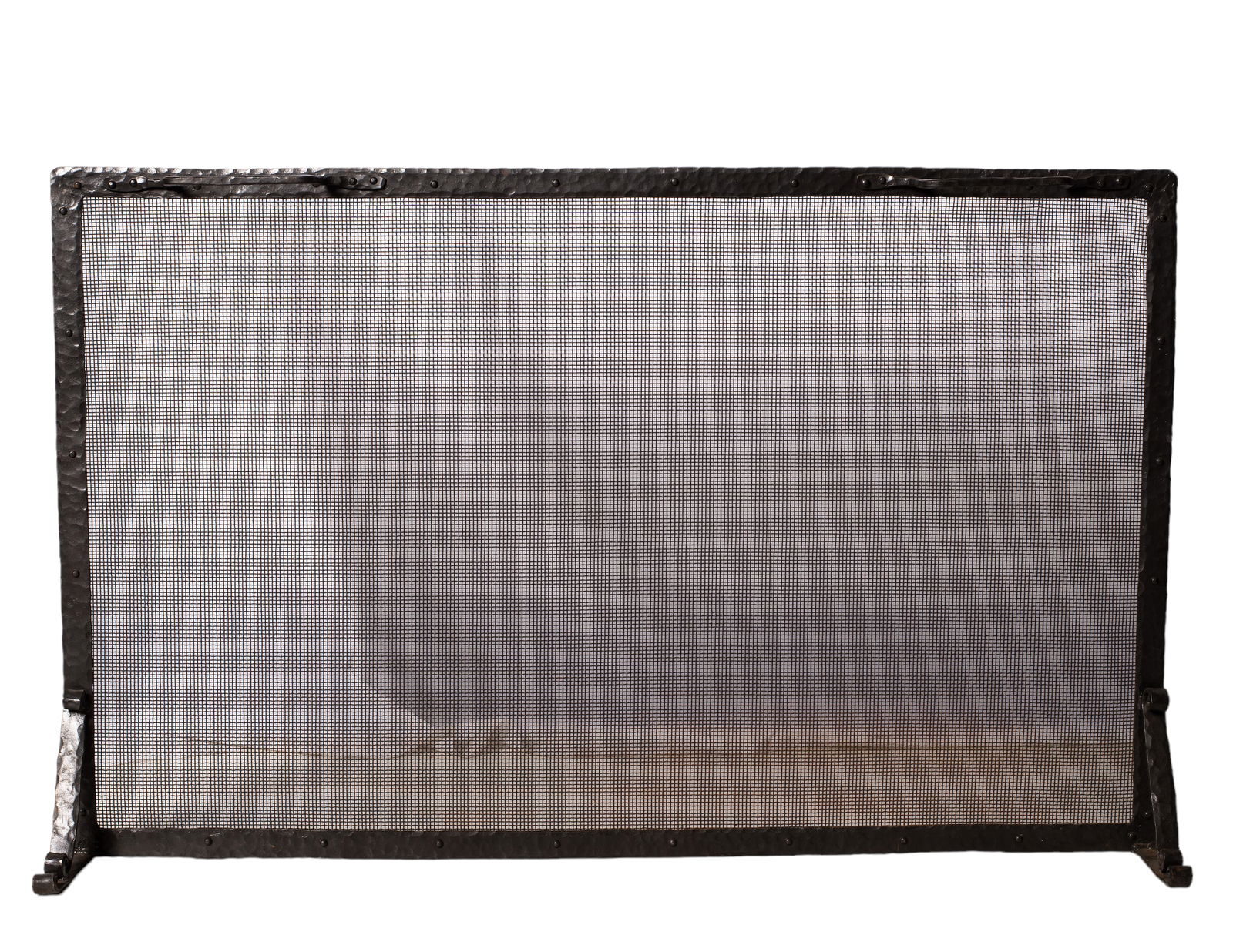 Arts & Crafts Style Hand Hammered Fire screen (1 of 5)