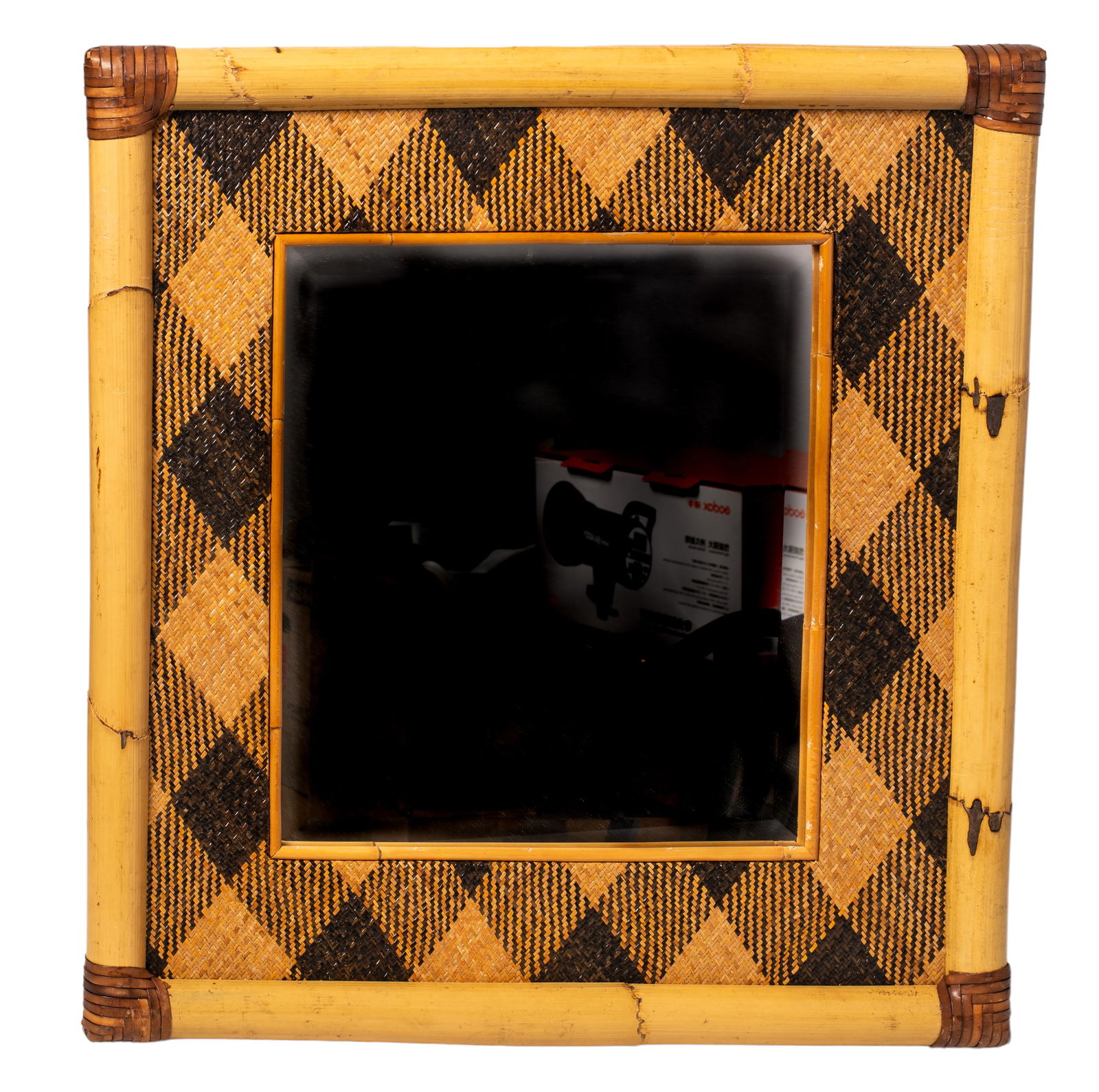 Mackenzie Childs Bamboo Mirror (1 of 4)