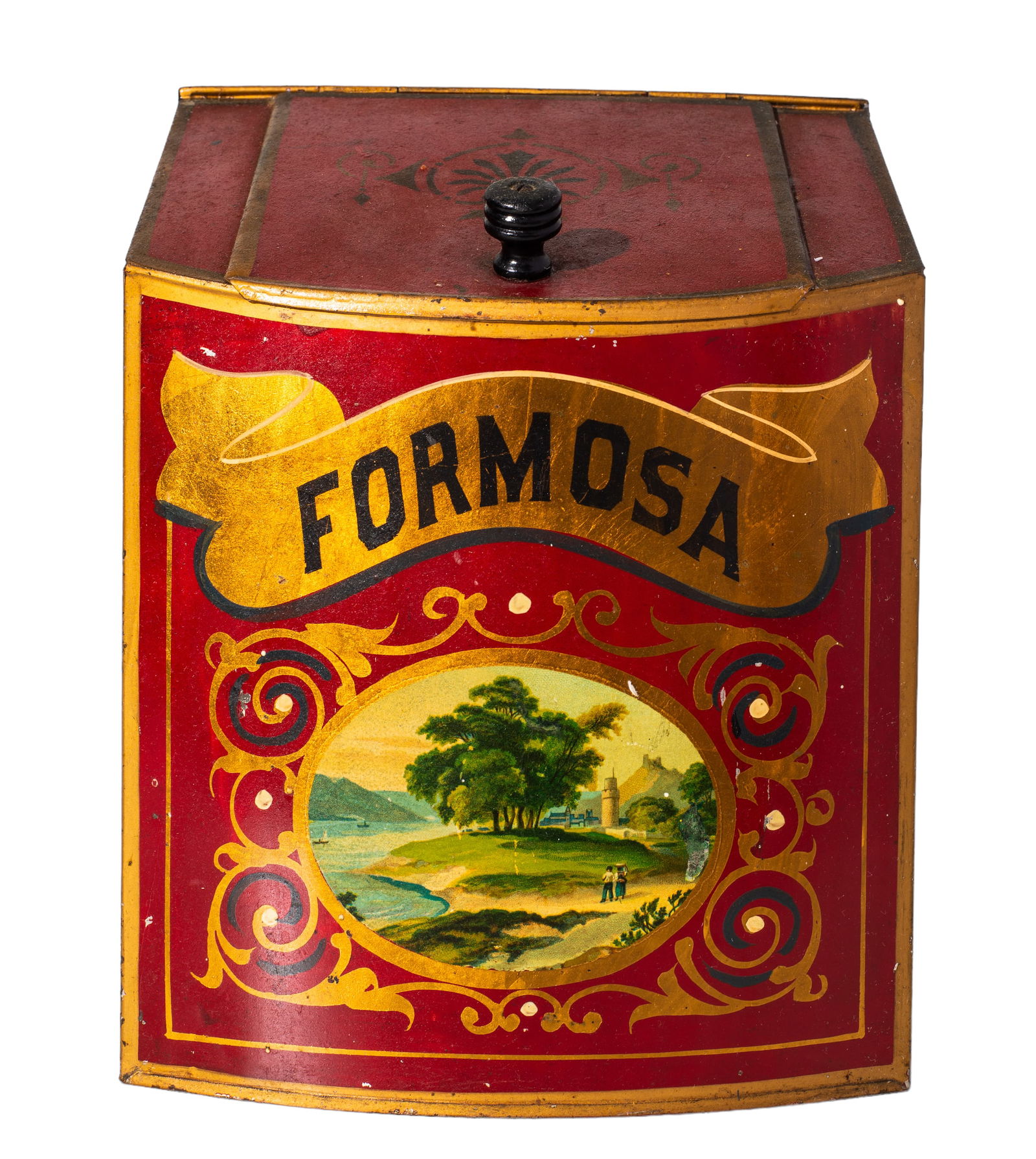 Formosa Tole Decorated Canister Tin (1 of 6)