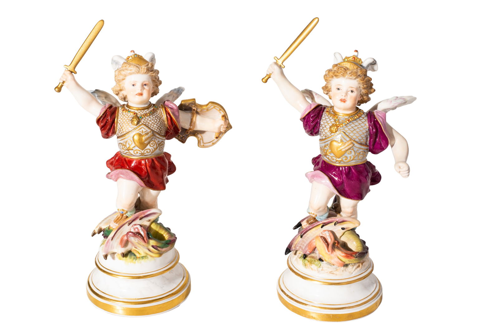 Antique Crossed Sword Meissen 1st Quality Figurines (1 of 7)