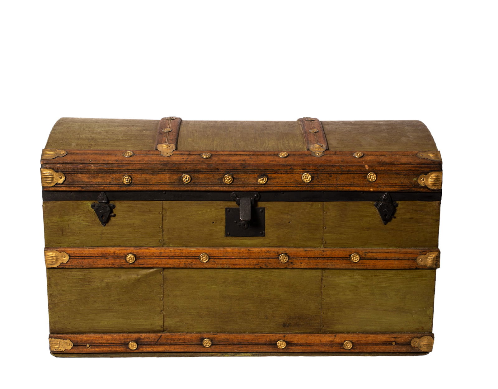 Antique  Dome Top Trunk (1 of 9)