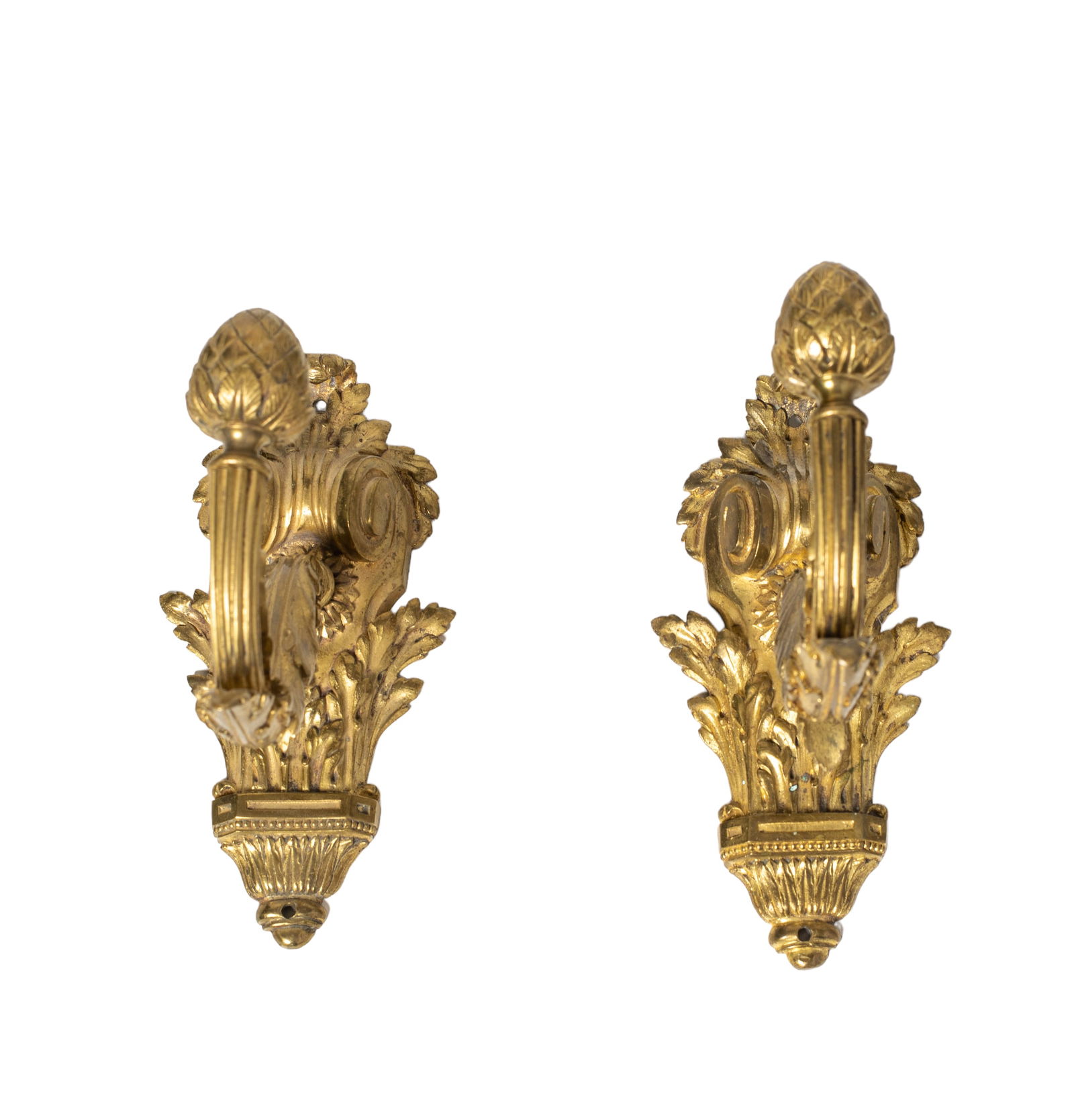 Louis XV Style Gilt Bronze Wall Tiebacks (1 of 3)