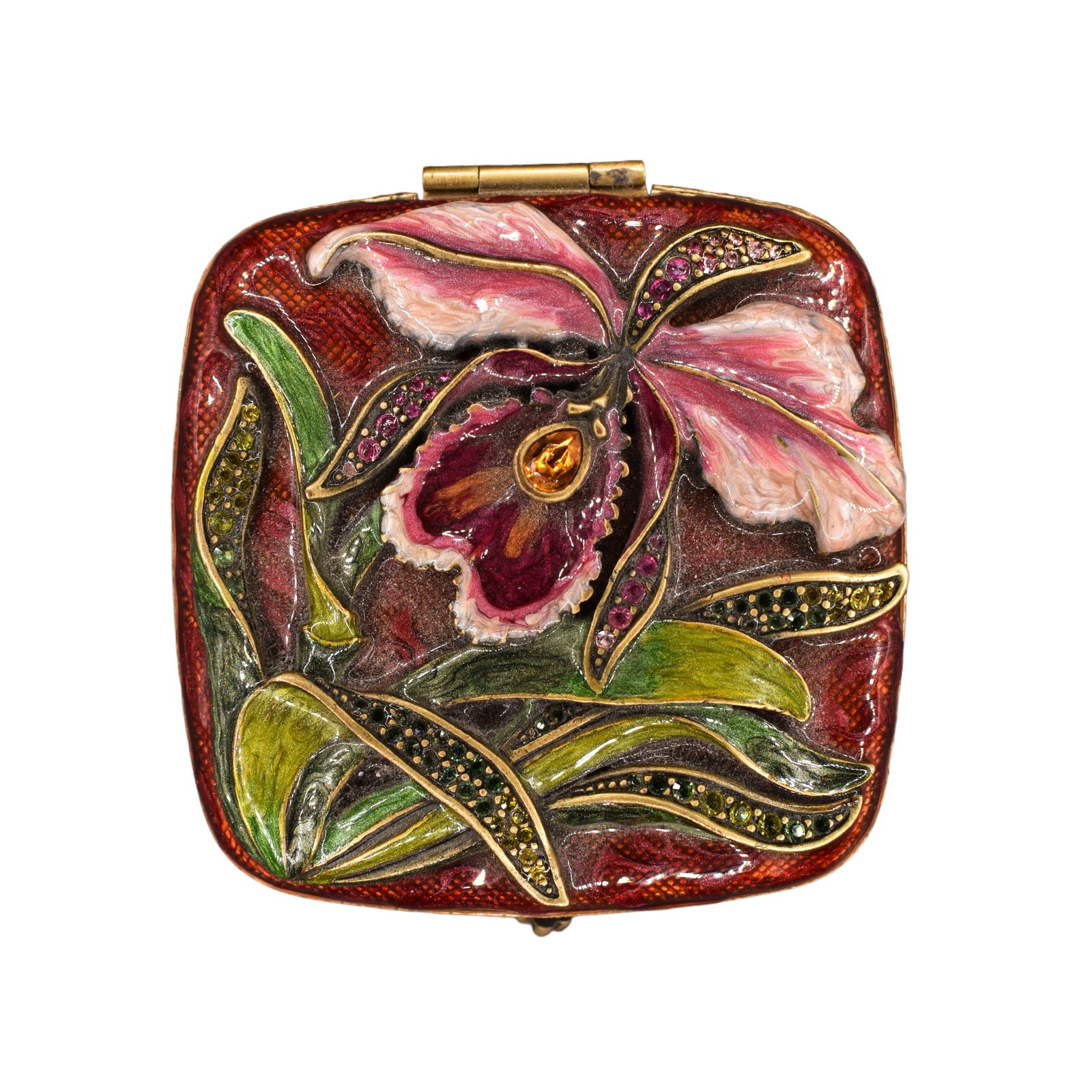 Jay Strongwater Floral Compact (1 of 6)
