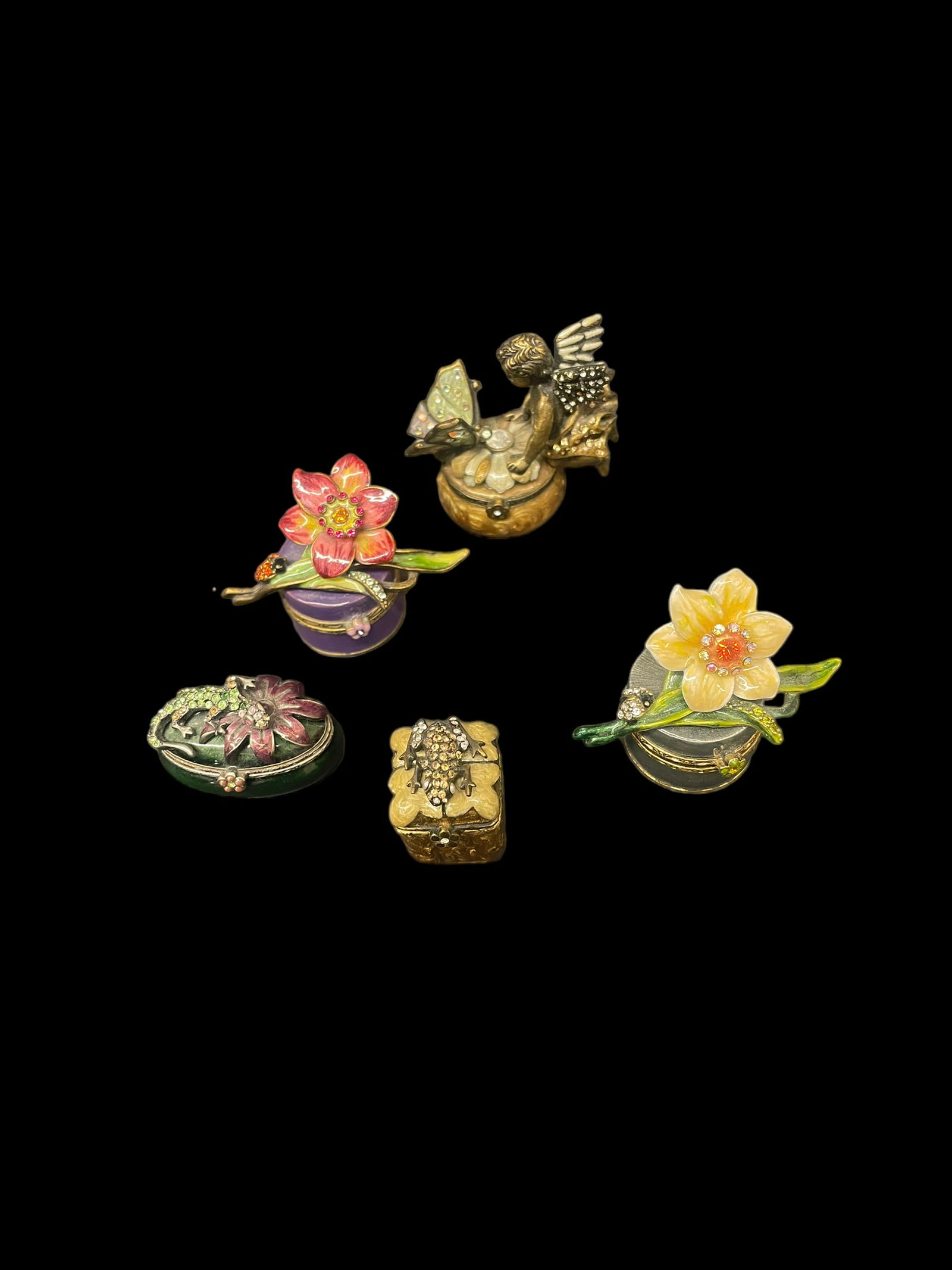 Assembled Jay Strongwater Enameled Trinket Boxes (1 of 16)