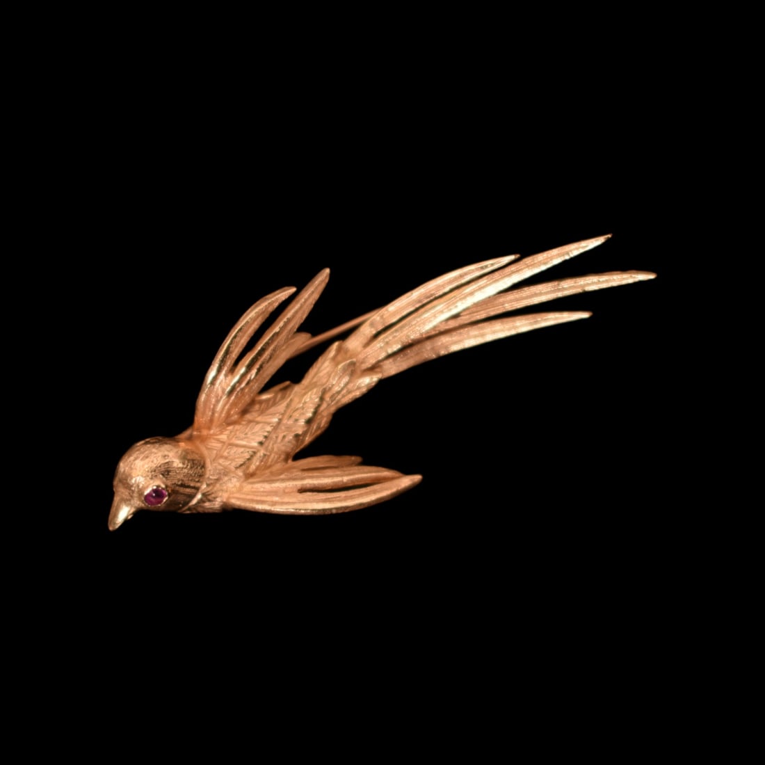 14K Gold Bird Pin (1 of 6)