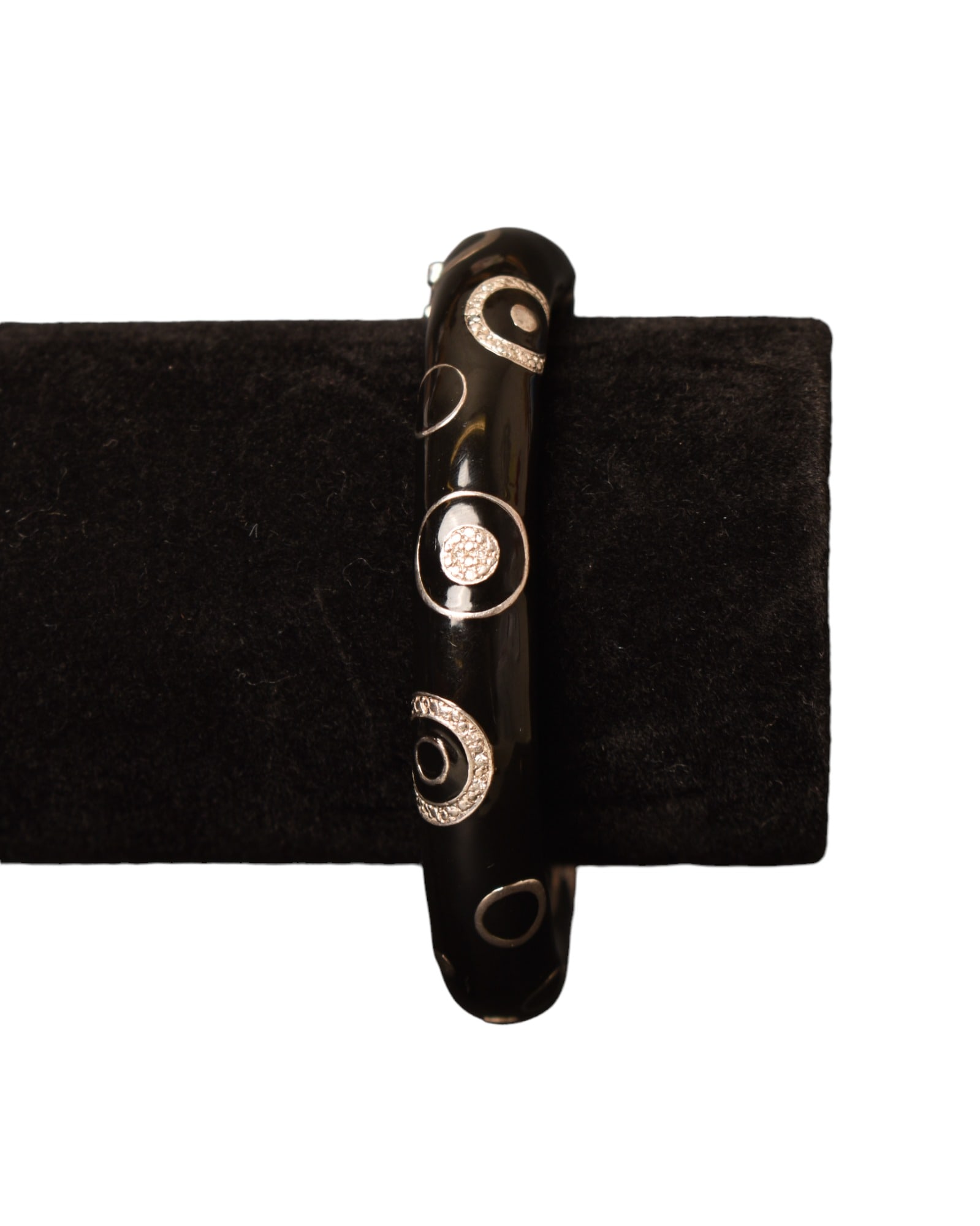 Enamel and Sterling Silver Cuff Bracelet (1 of 6)