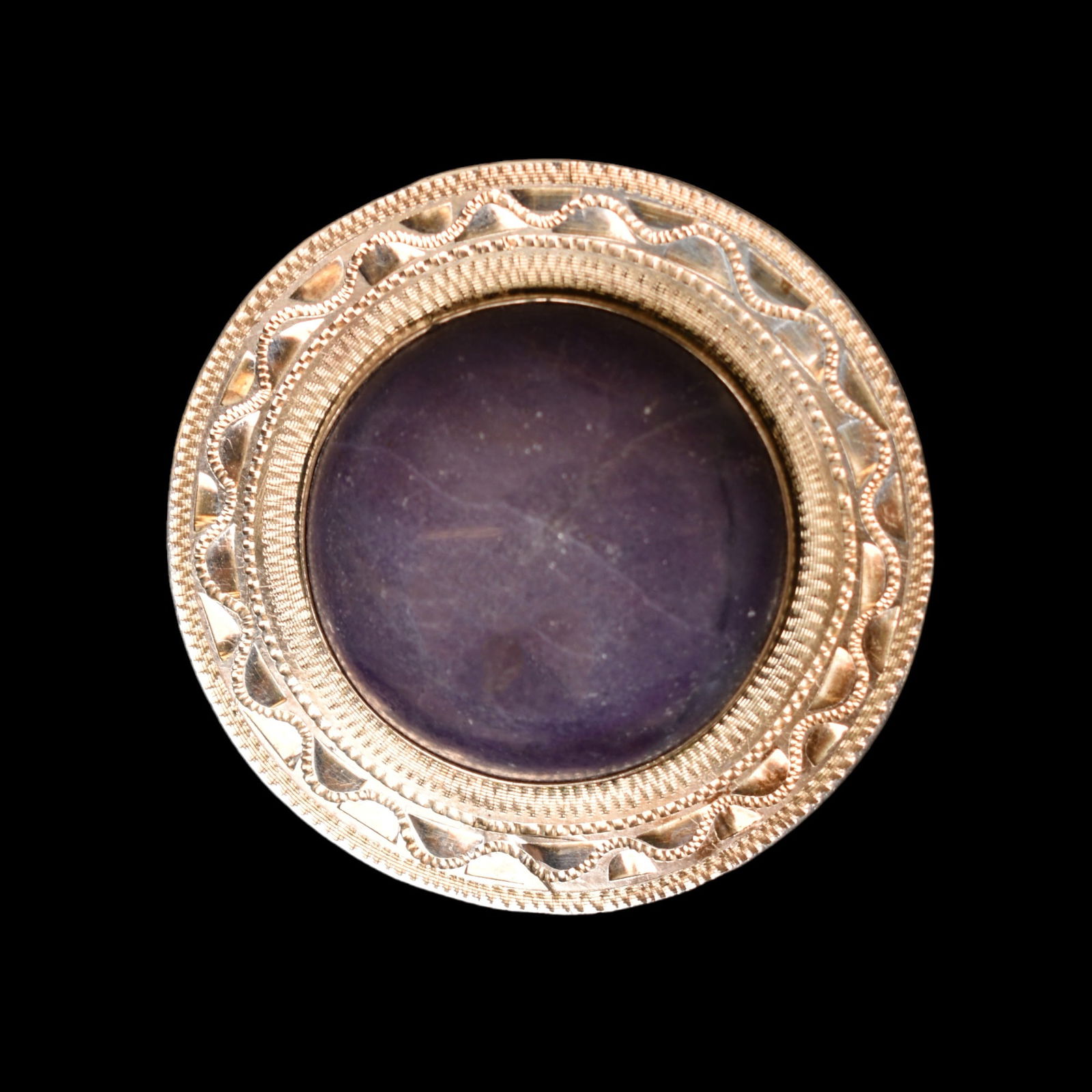 Sterling and Stone Brooch (1 of 5)