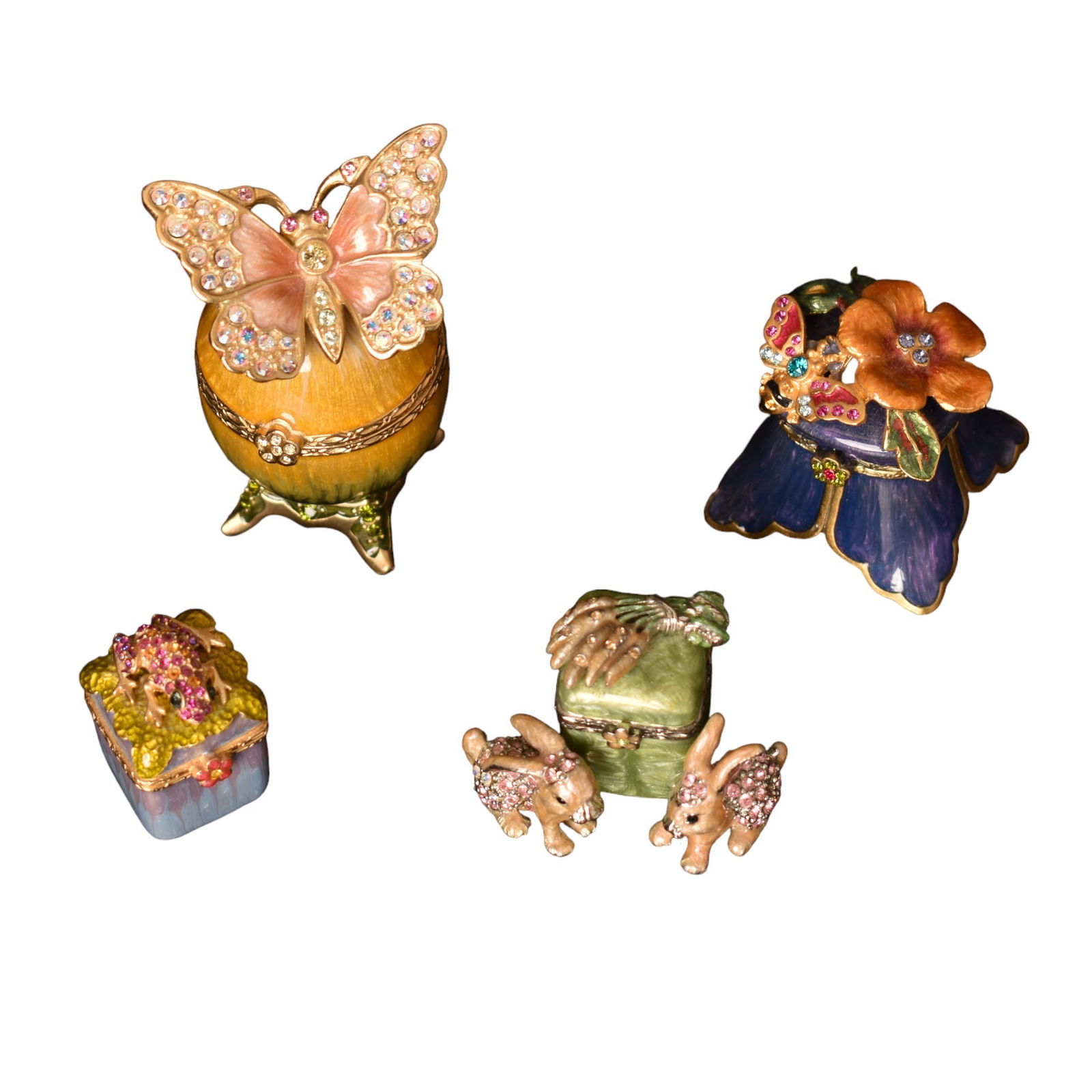 Assembled Jay Strongwater Enameled Trinket Boxes (1 of 4)