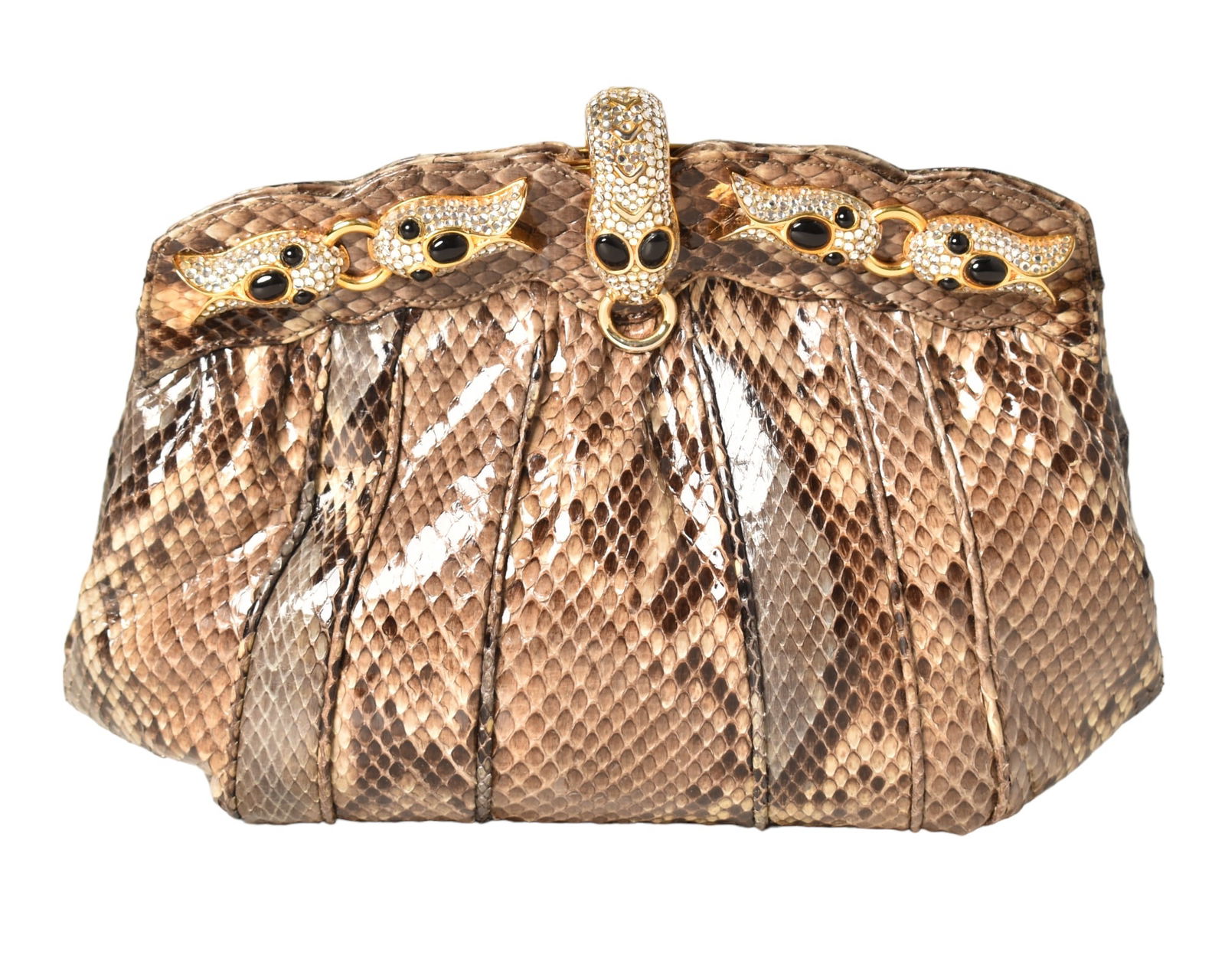 Finesse La Model Snakeskin Clutch (1 of 12)