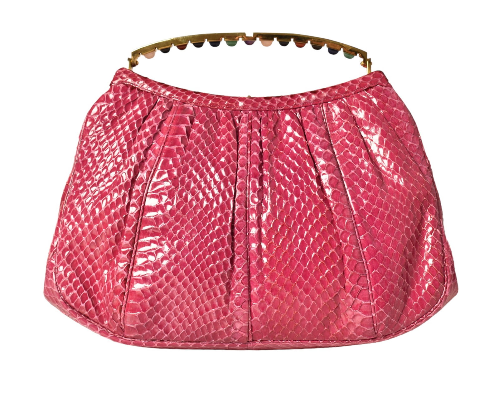 Judith Leiber Snakeskin Evening Bag (1 of 9)