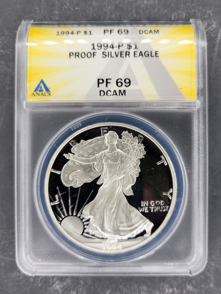 1994 P Proof Silver Eagle PF69 DCAM (1 of 2)