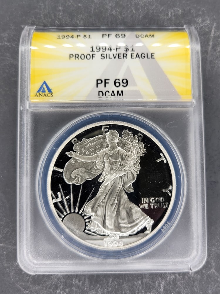 1994 P Proof Silver Eagle PF 69 (1 of 2)