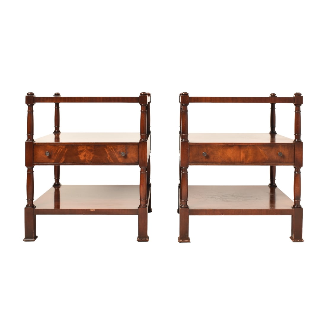 Mersman Chippendale Style Mahogany Lamp Tables (1 of 10)