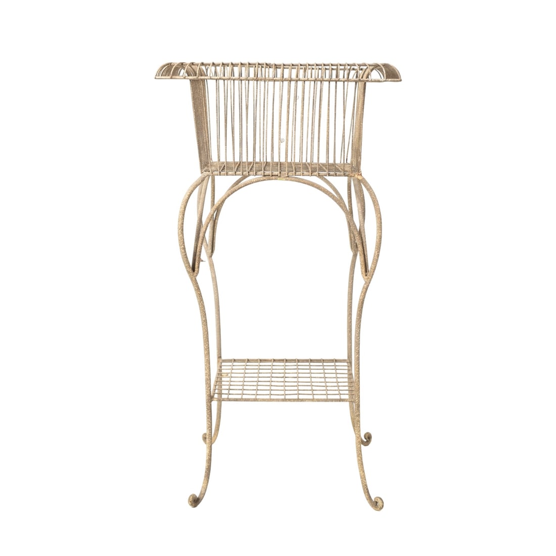 Two Tier Wire Basket Plant Stand (1 of 6)
