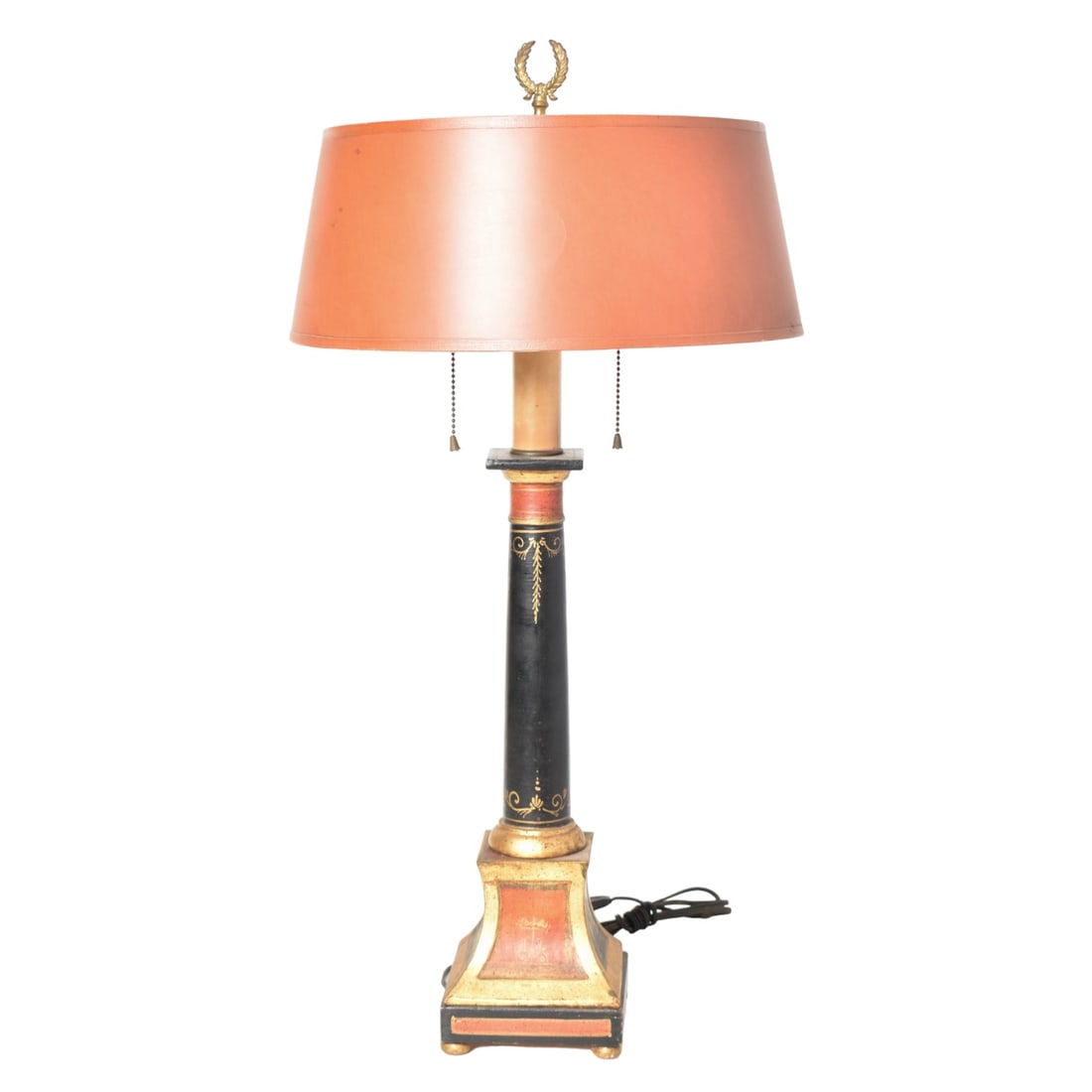 Neoclassical Style Hand Decorated Table Lamp (1 of 5)